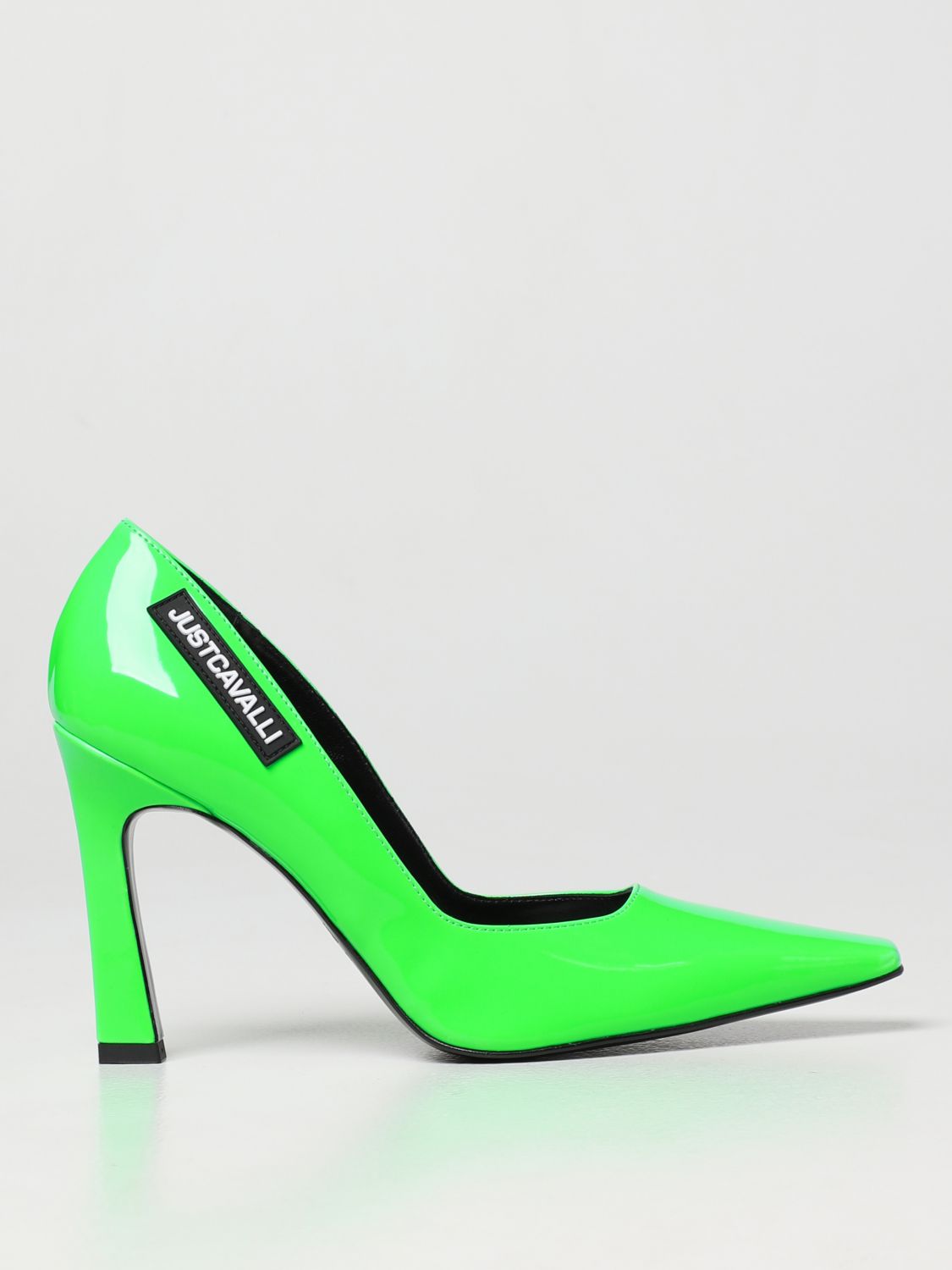 Court shoes Just Cavalli: Just Cavalli patent leather court shoes green 1