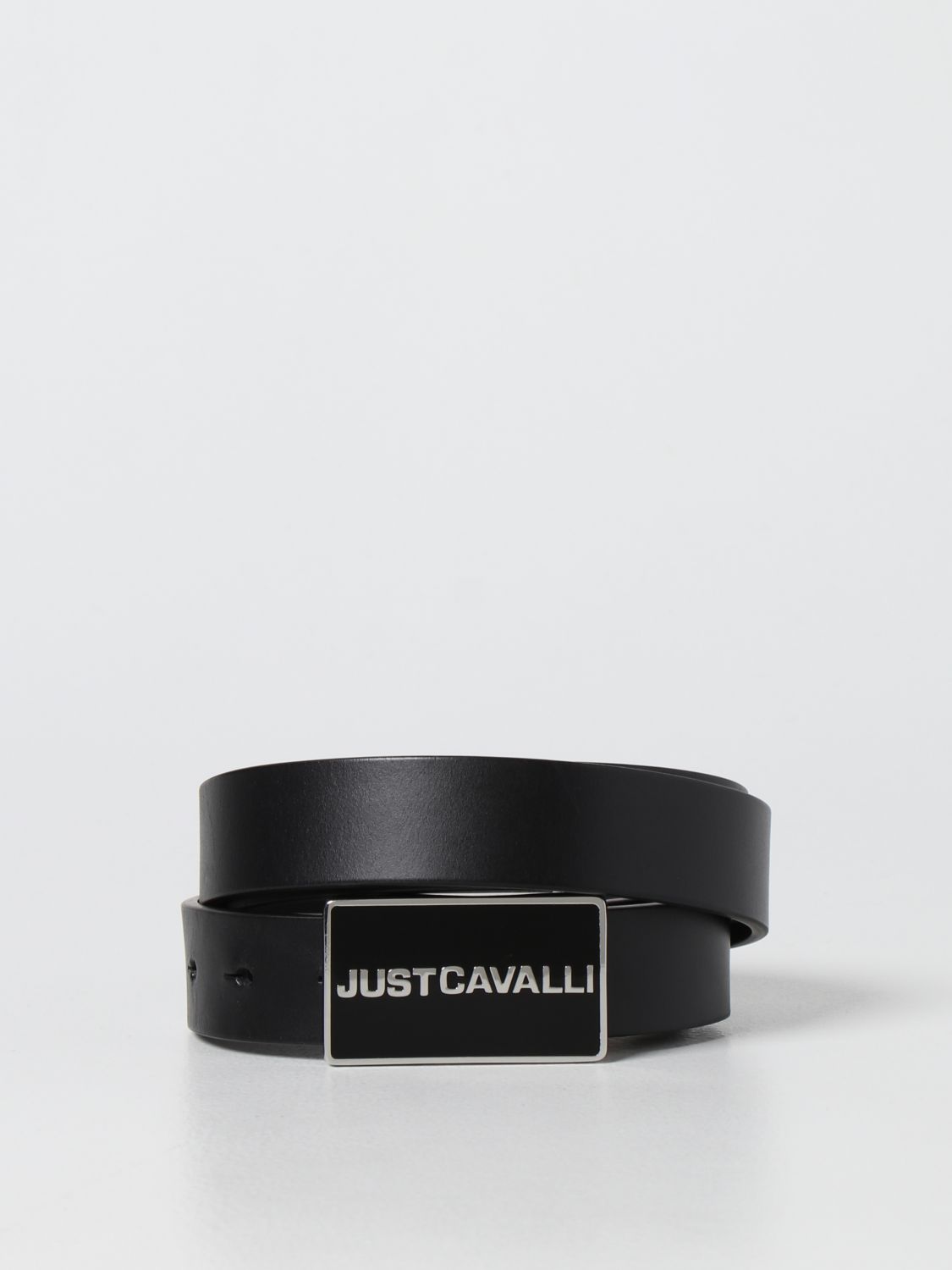 Belt Just Cavalli: Just Cavalli belt in smooth leather black 1