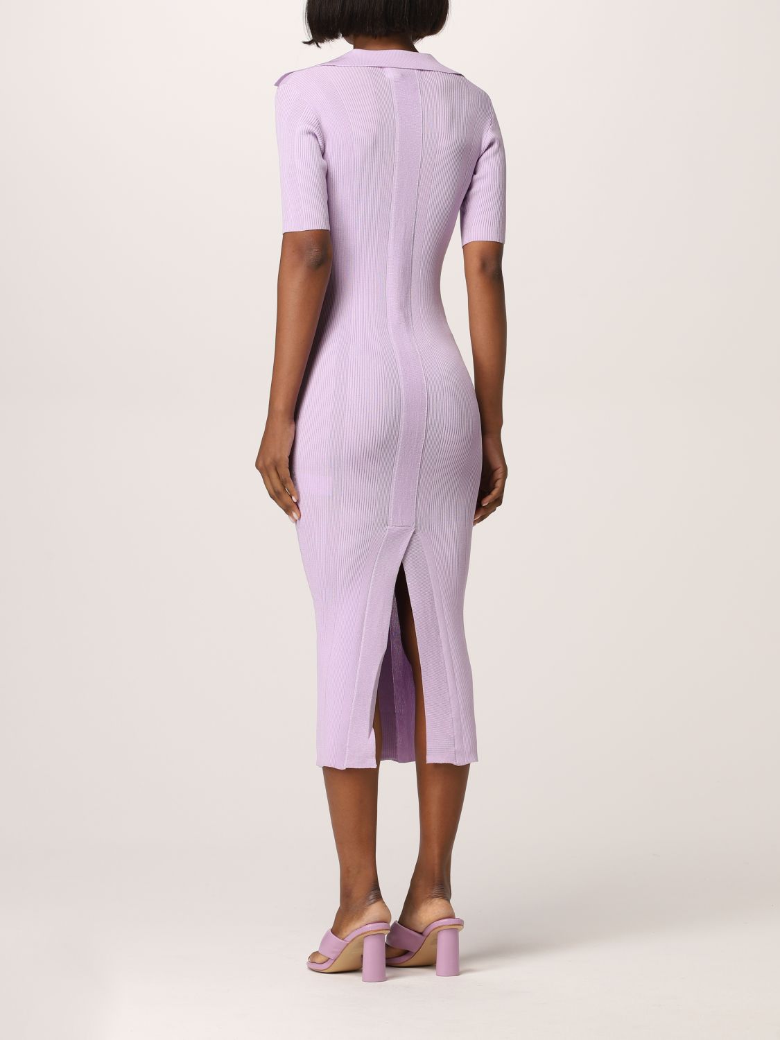 Dress Remain: Joy Remain midi dress in viscose blend lilac 2