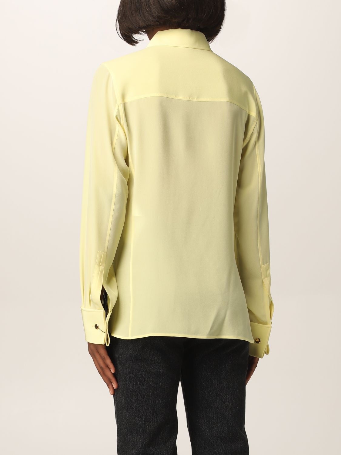 Camisa Saint Laurent: Camisa mujer Saint Laurent amarillo 3