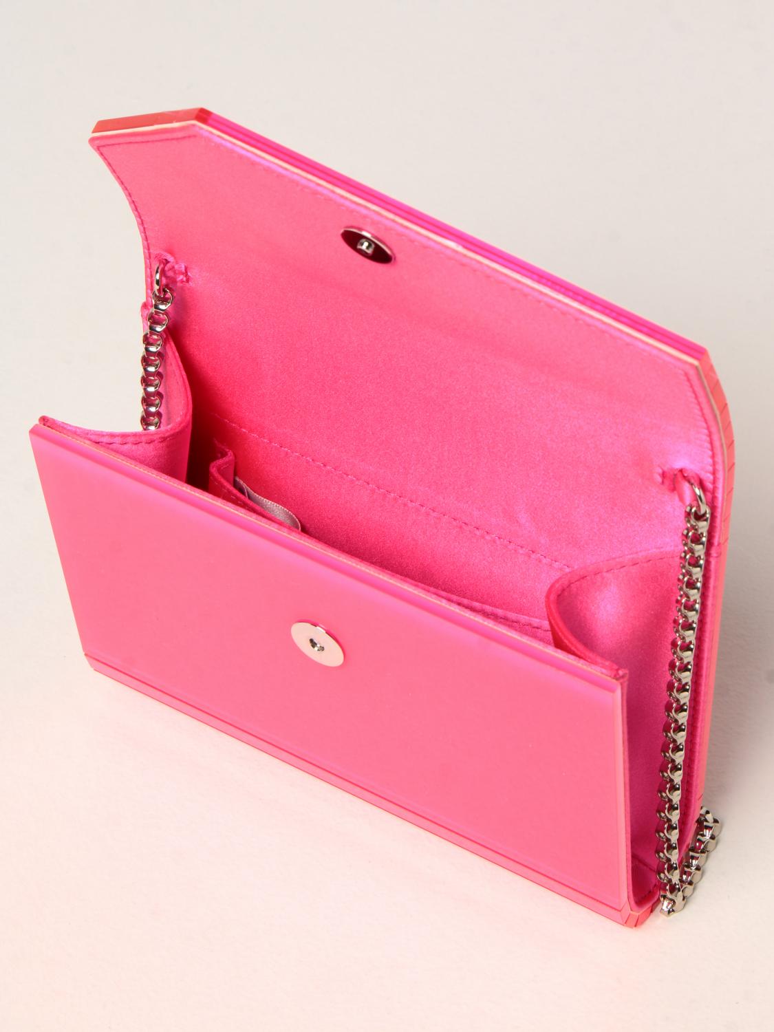 jimmy choo candy clutch pink