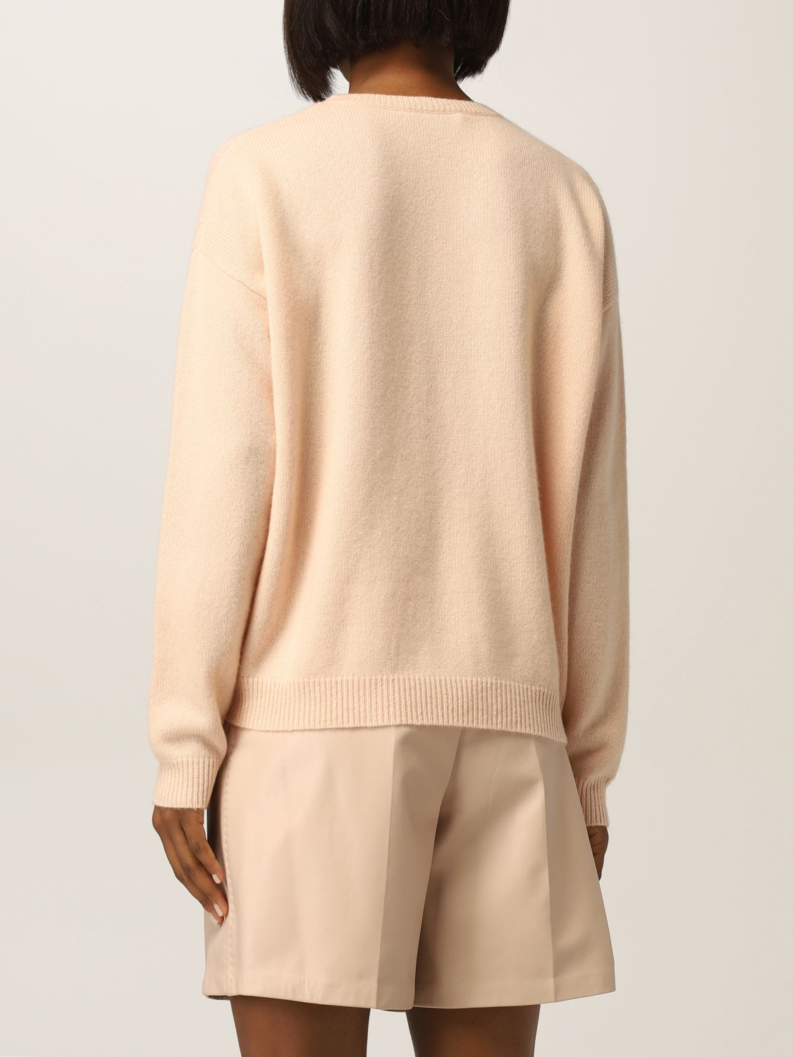 Natural Max Mara Cashmere Aster Sweater in Nude Womens Clothing Jumpers and knitwear Jumpers 