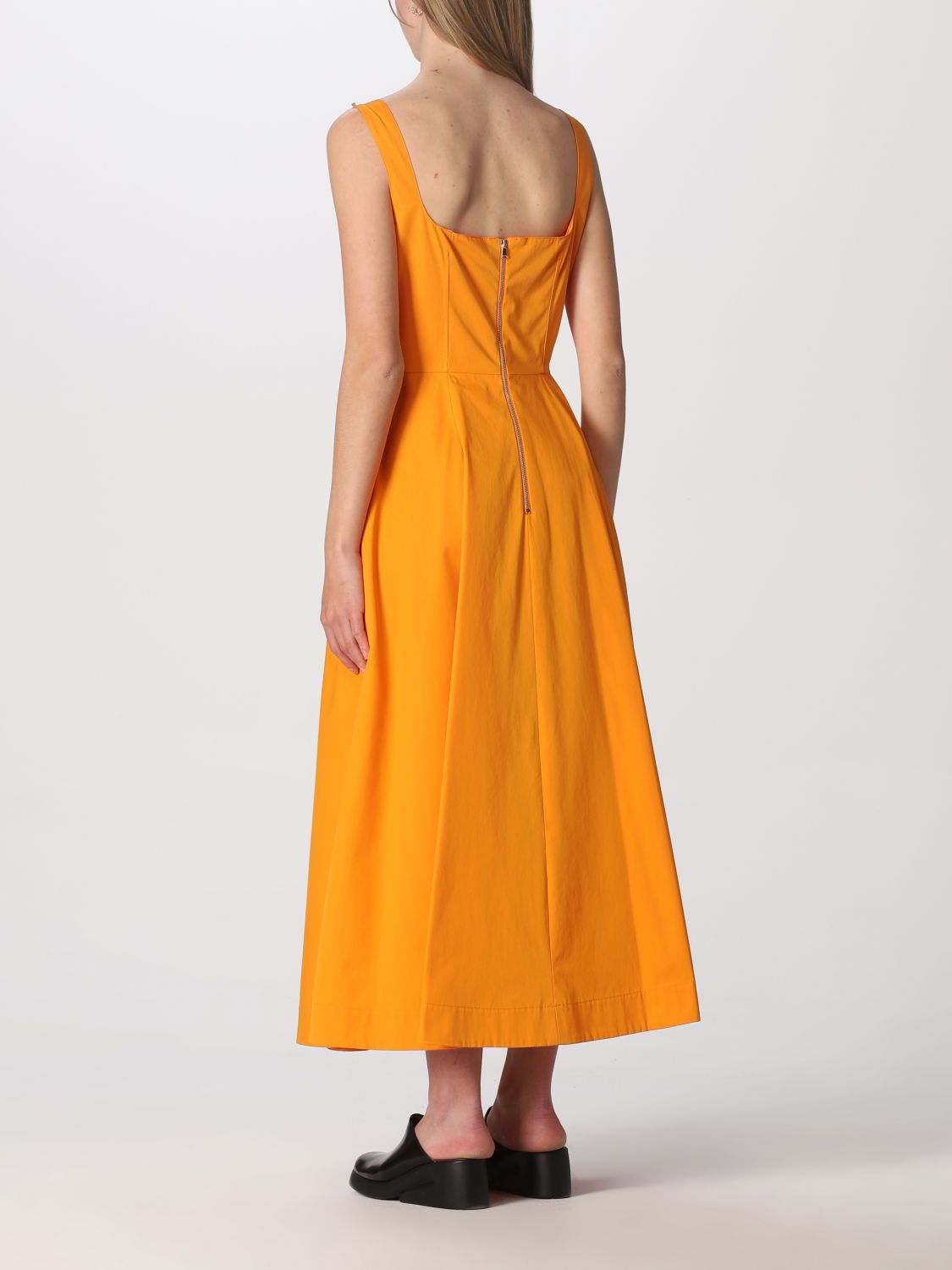 Dress Sportmax: Faida Sportmax cotton dress orange 2