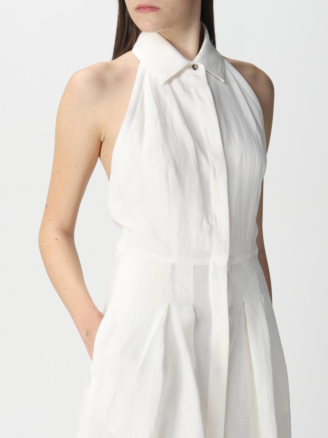 MAX MARA: Abito Caio in lino - Panna | Abito Max Mara 12211622600 GIGLIO.COM