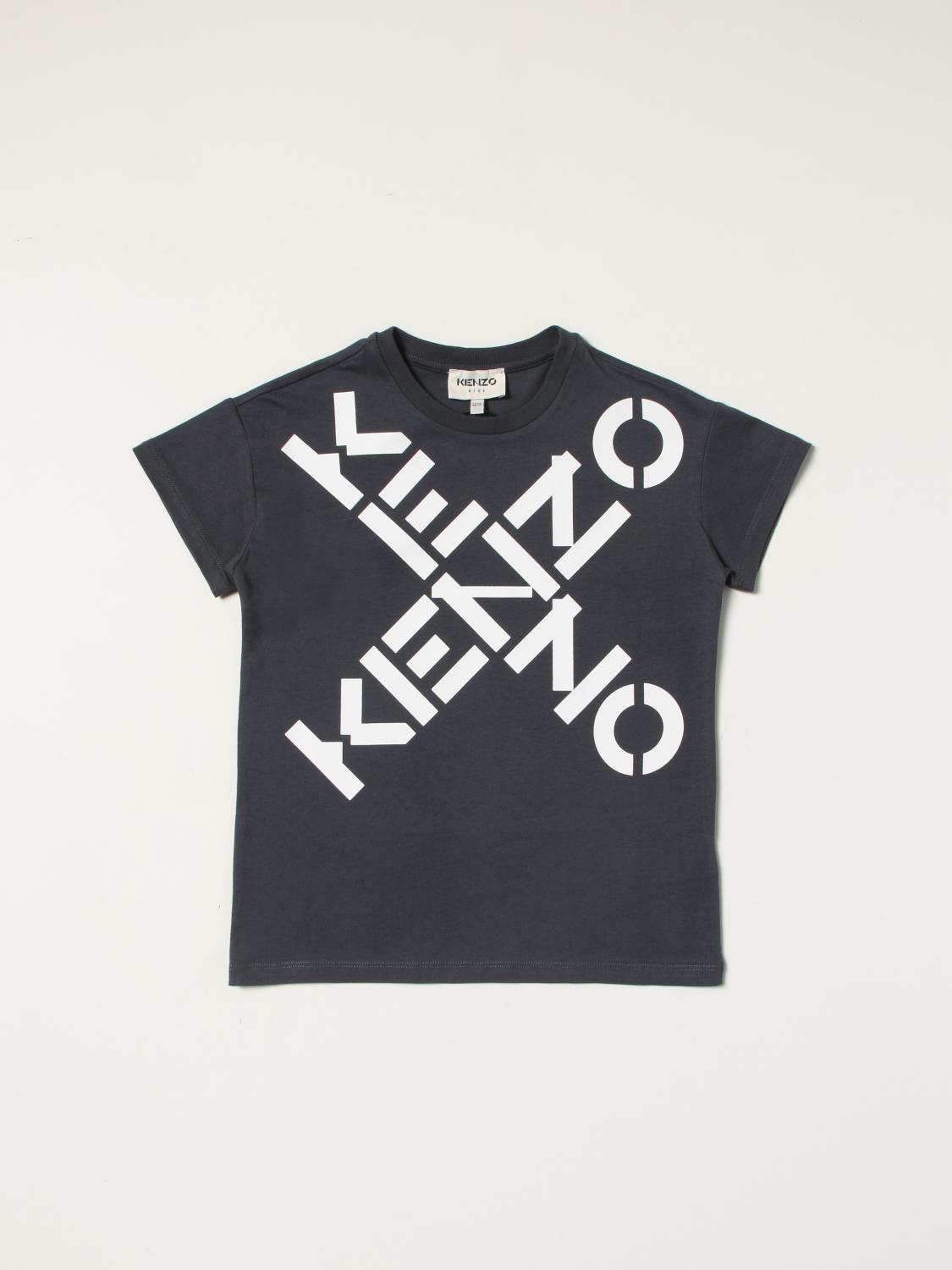 Kenzo Junior Outlet Jungen T shirt Schwarz Kenzo Junior T Shirt