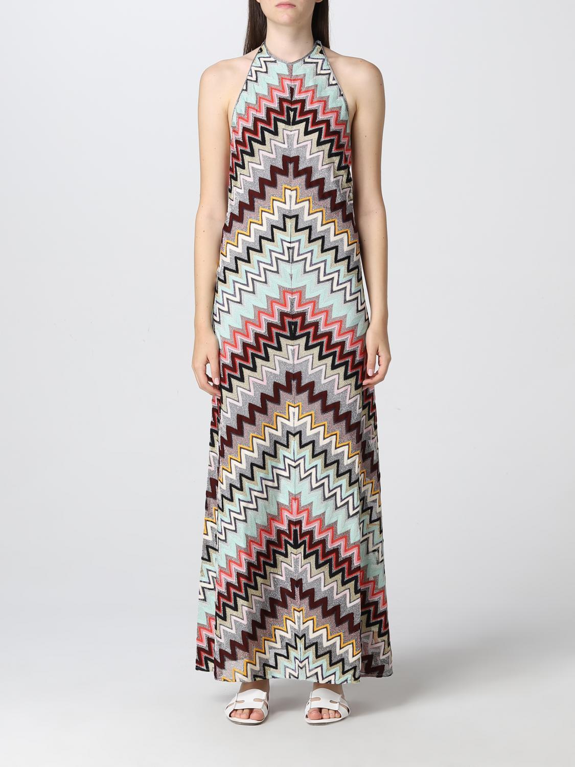 MISSONI: multicolor dress - Brown | Missoni dress DS22SG2CBR00HB