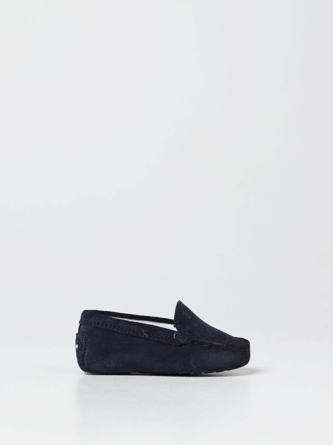 Shoes Tod's: Tod's suede flat loafers navy 1