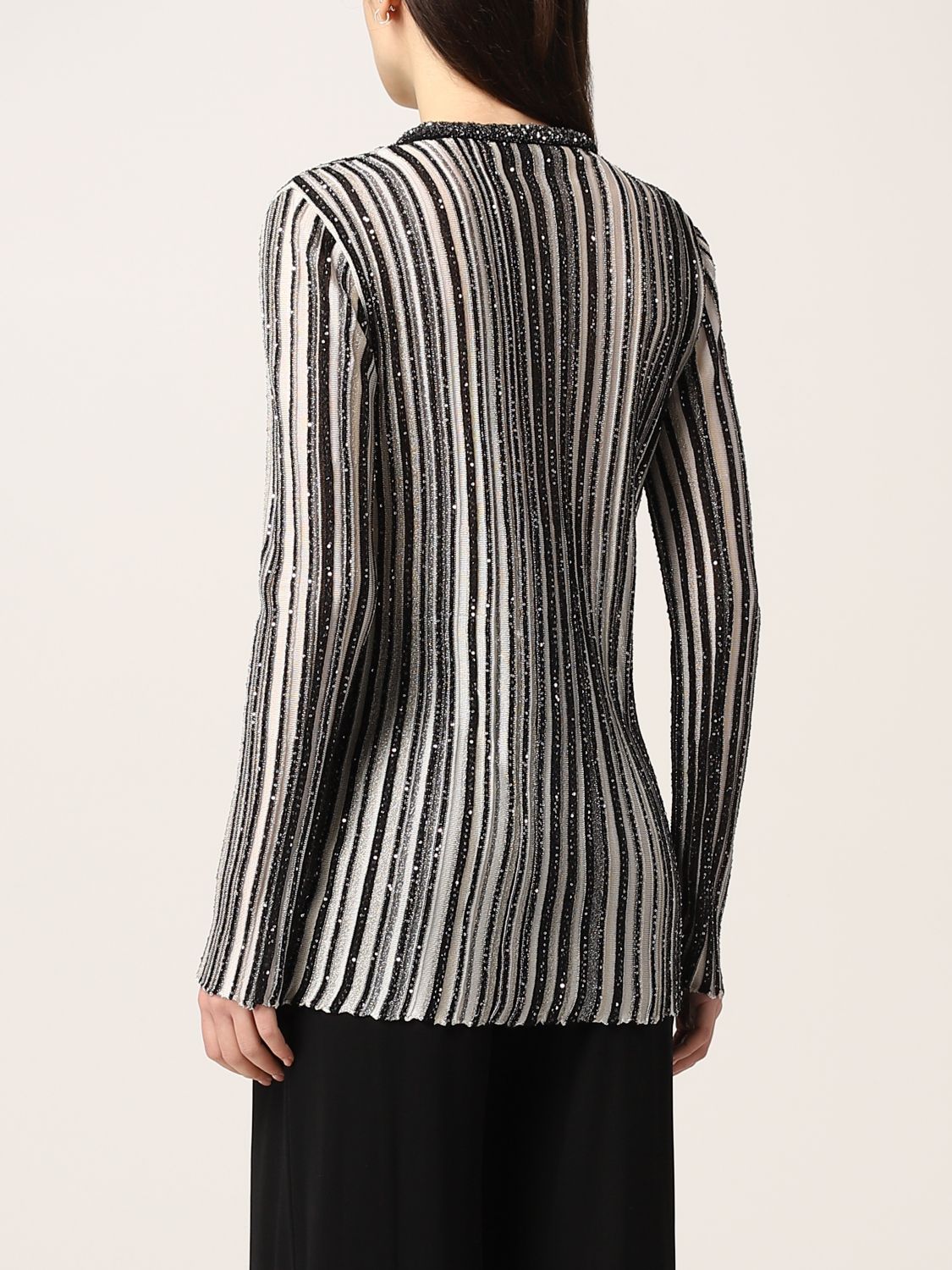 Top Missoni: Missoni knit top with sequins grey 2