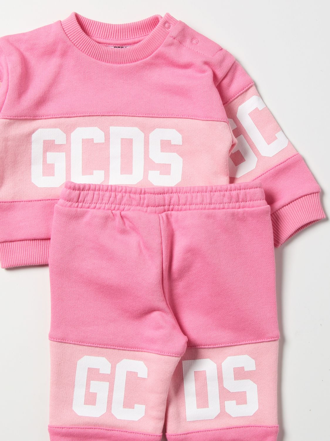 Completo Gcds: Tuta felpa e pantalone rosa 3