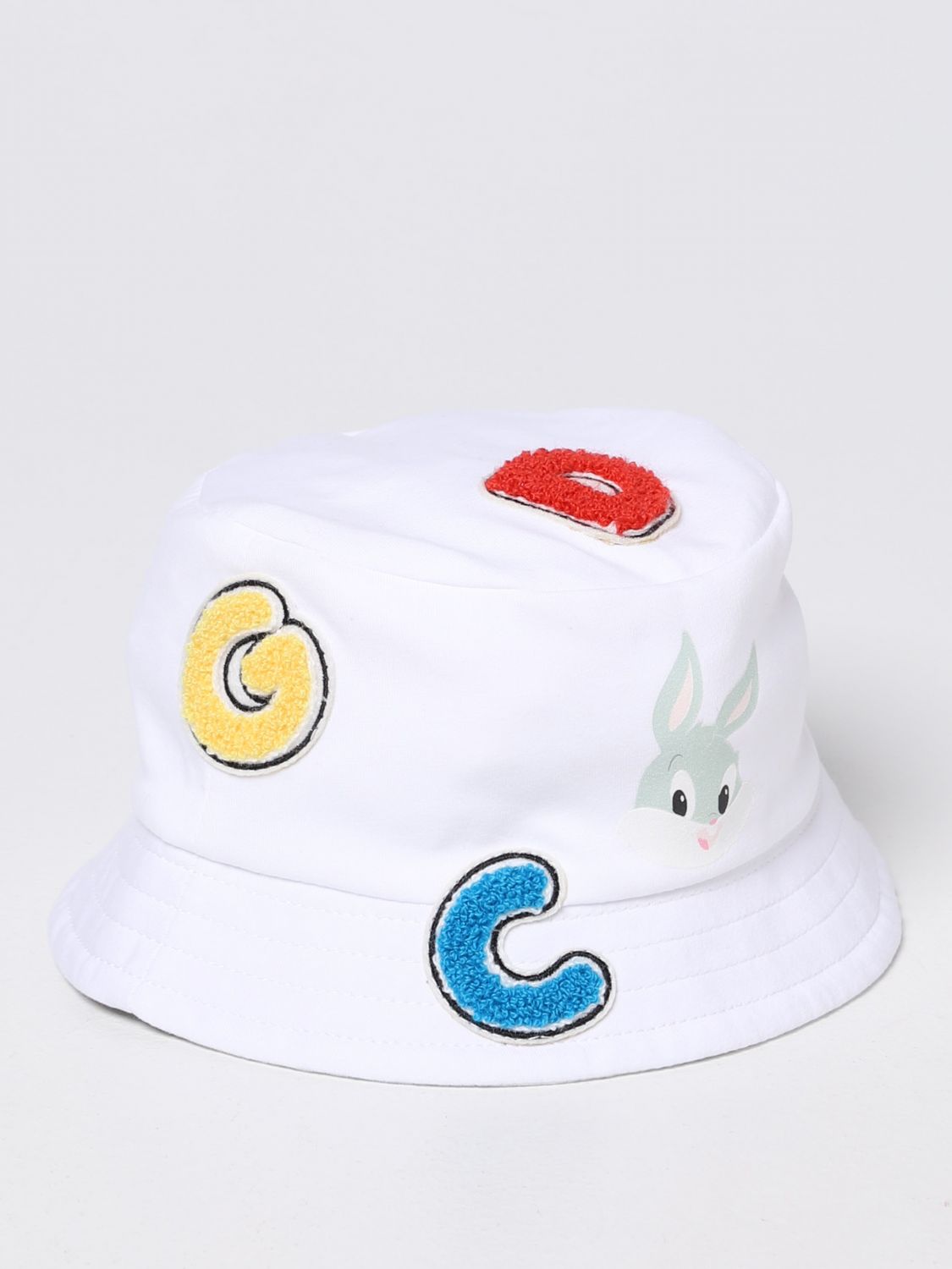 Cappello neonato Gcds: Cappello da pescatore Gcds in cotone panna 1