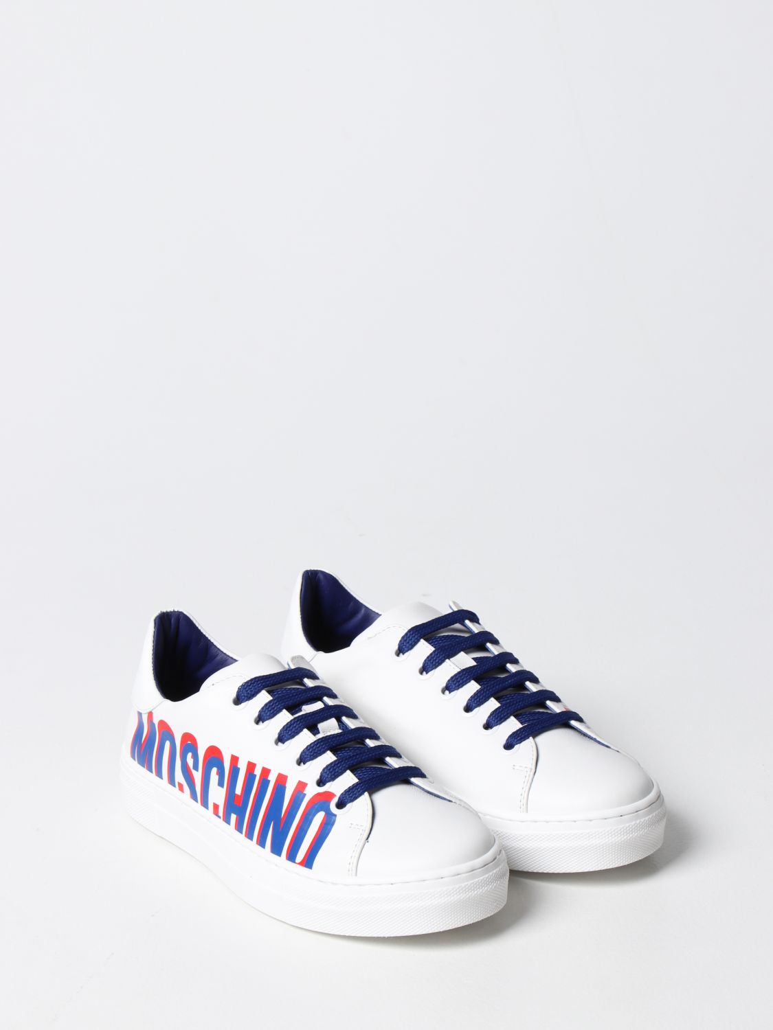 Shoes Moschino Teen: Moschino Teen shoes for boys white 2