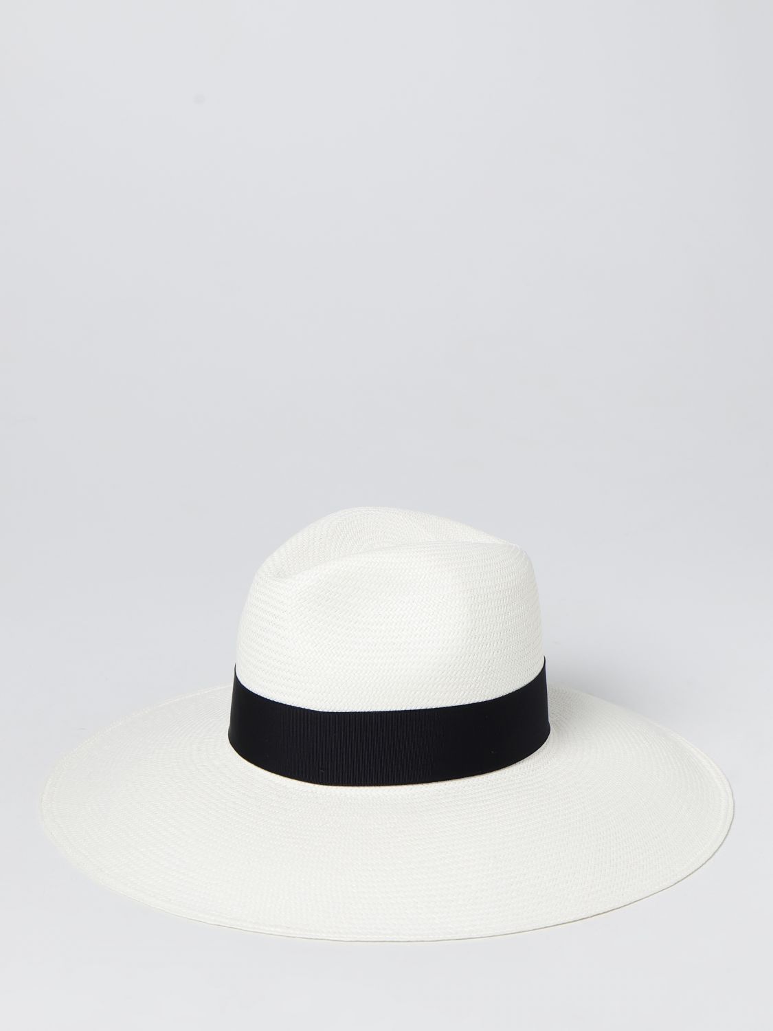Borsalino Sophie Panama Fine  Hat In Black