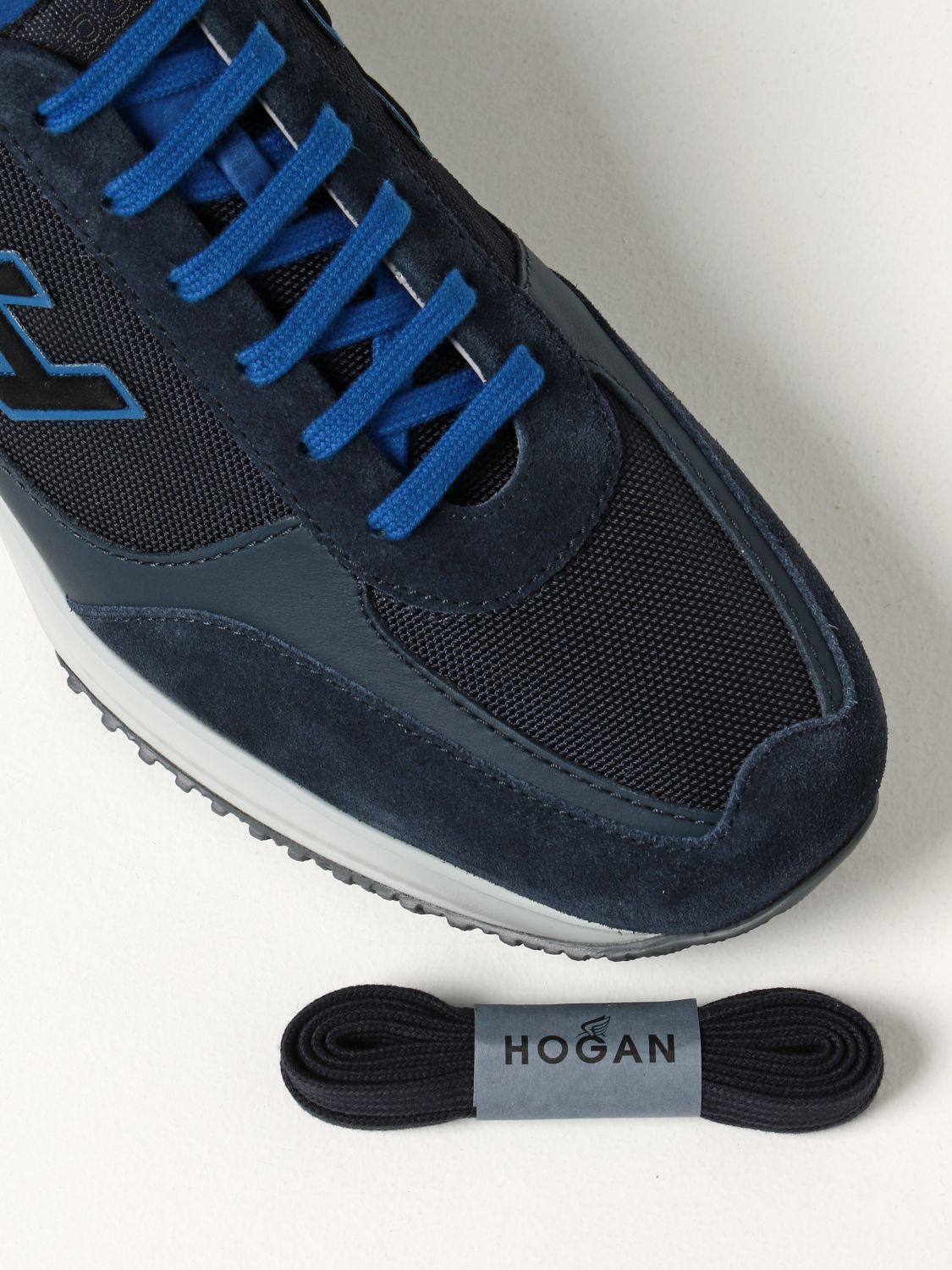 Zapatillas Hogan: Zapatos hombre Hogan azul oscuro 4