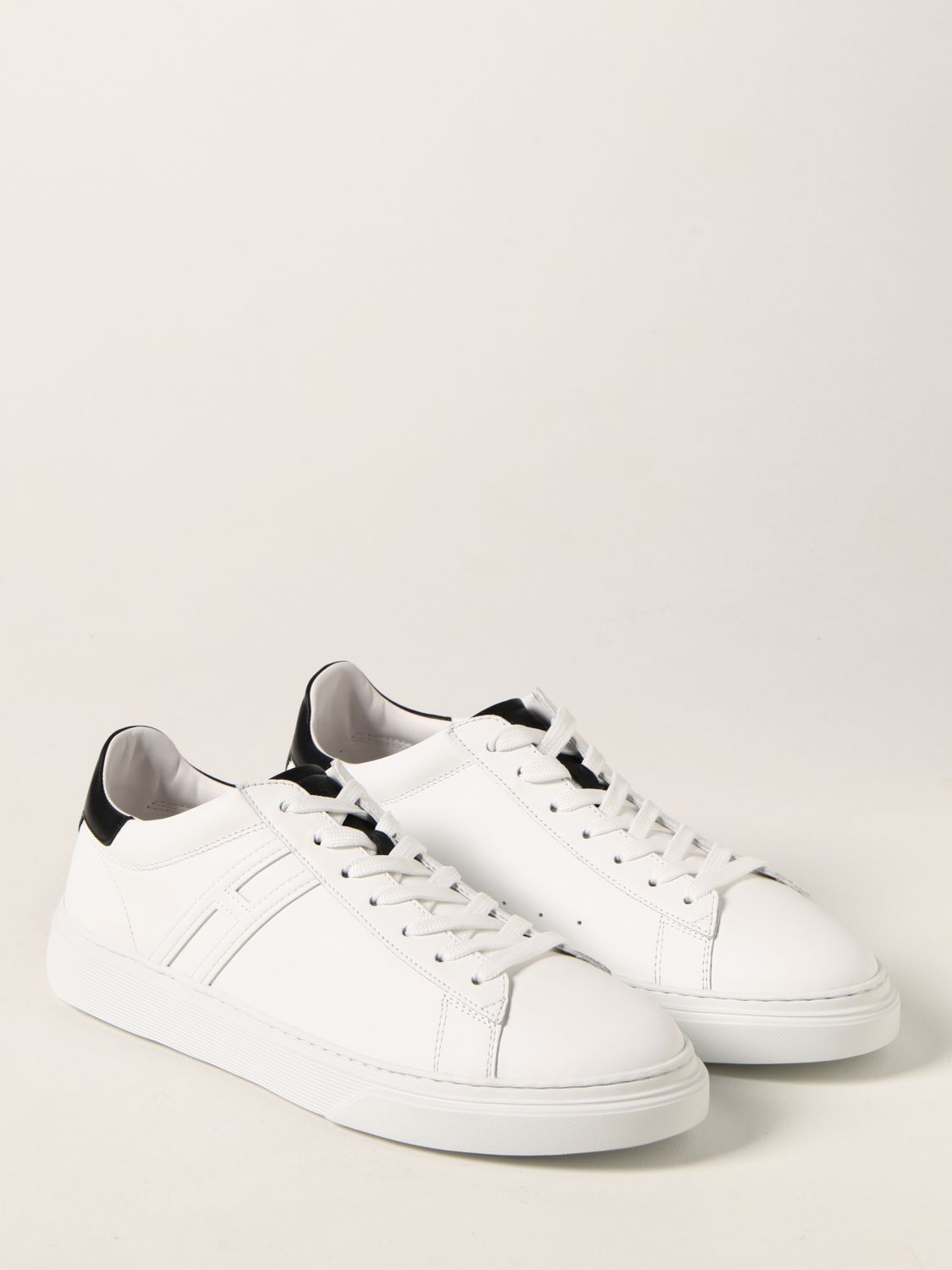 Sneakers Hogan: H365 Hogan sneakers in leather with elongated H white 2