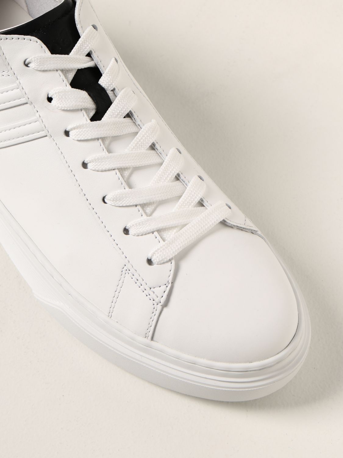 Trainers Hogan: H365 Hogan trainers in leather with elongated H white 4