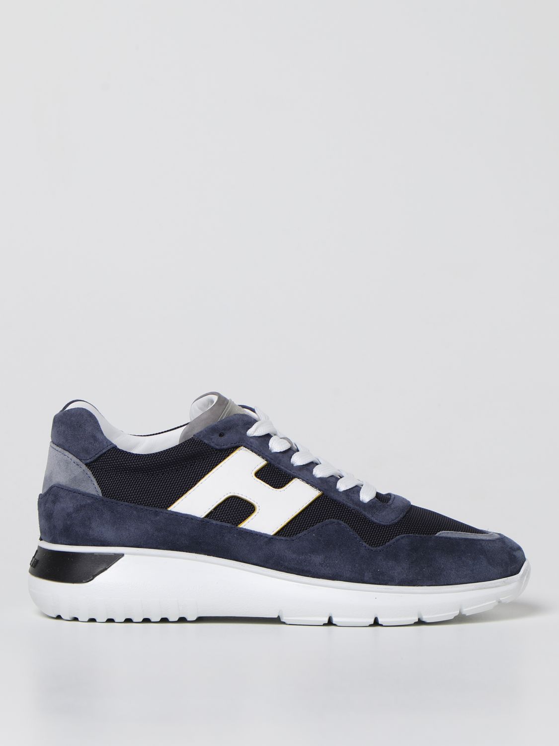 Trainers Hogan: Interactive³ Hogan trainers in suede and fabric blue 1