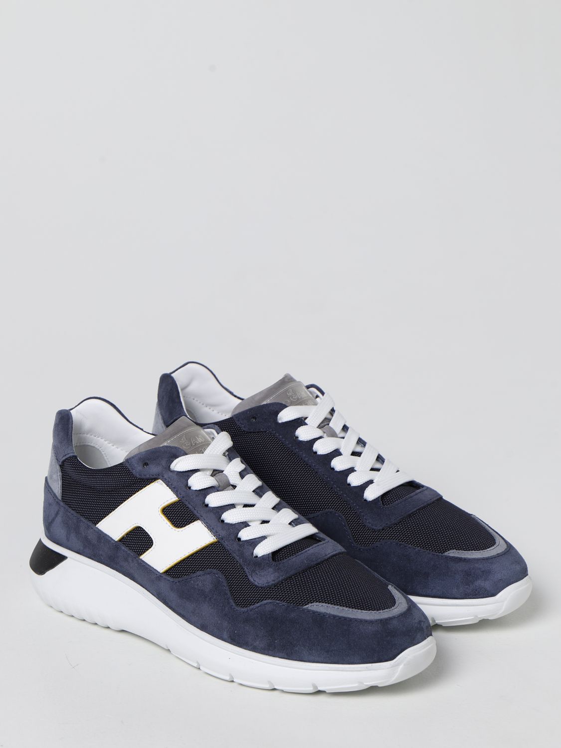 Trainers Hogan: Interactive³ Hogan trainers in suede and fabric blue 2
