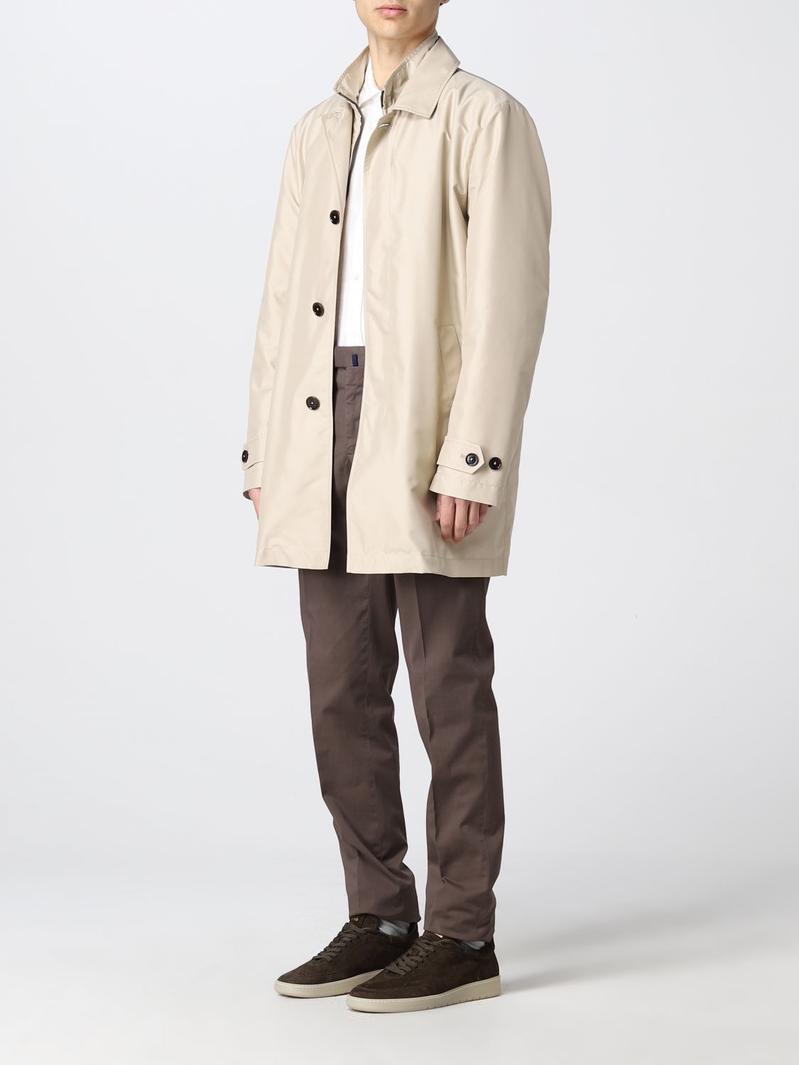 Jacket Fay: Morning Easy Fay jacket in technical poplin beige 3