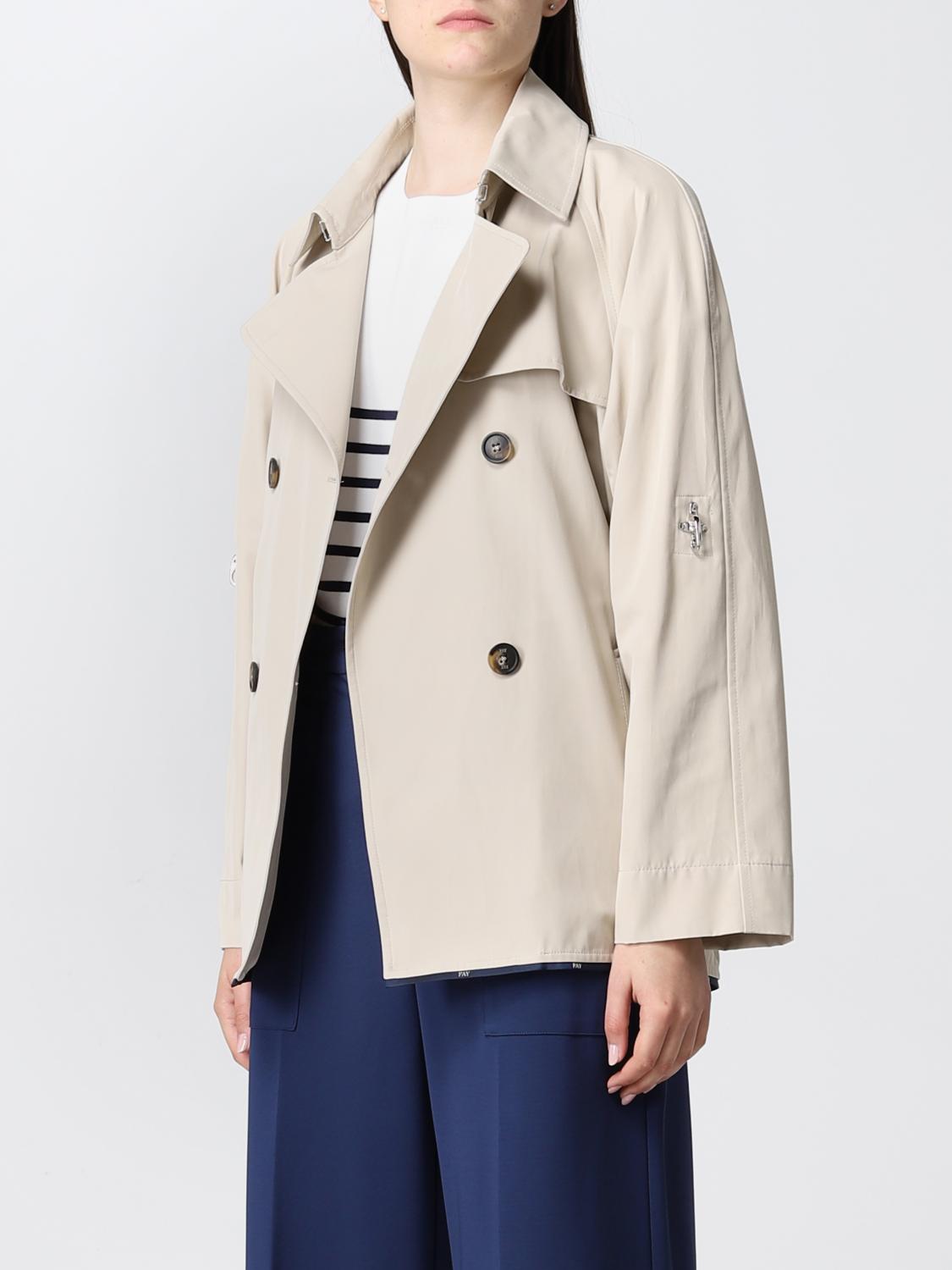 FAY: Jacket women - Beige | Trench Coat 