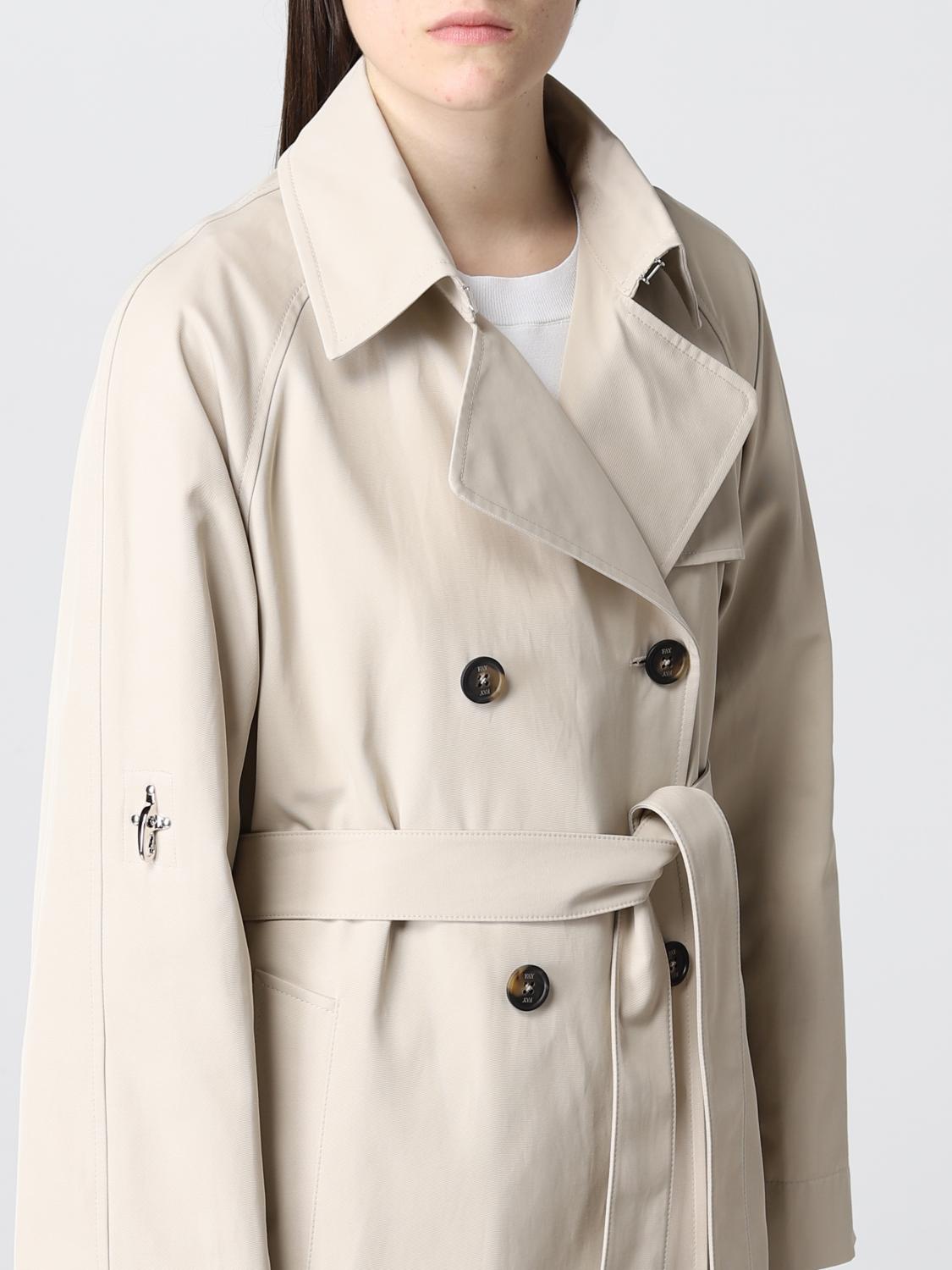FAY: Jacket women - Beige | Trench Coat 