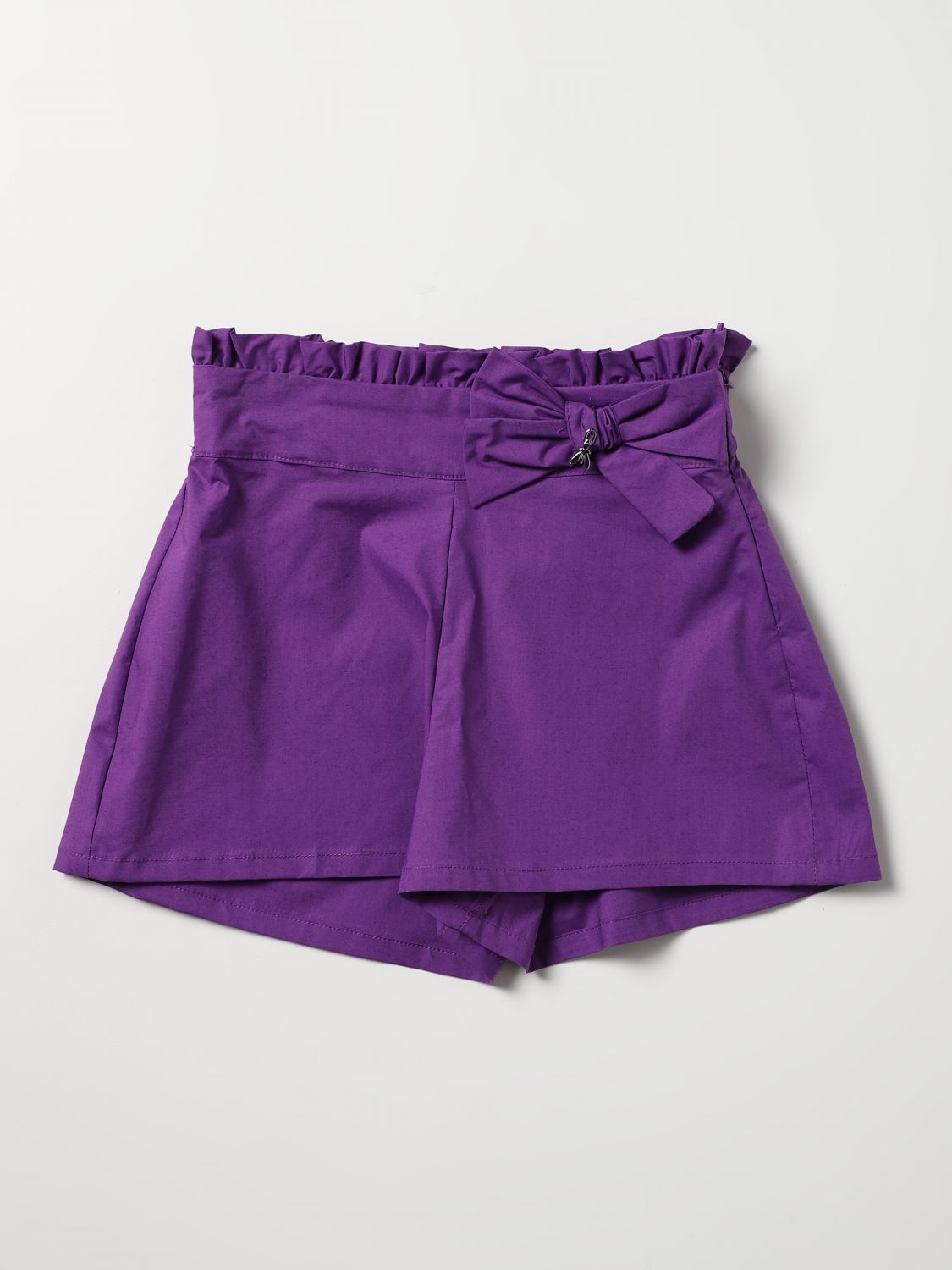 Pantalones cortos Patrizia Pepe: Pantalones cortos Patrizia Pepe para niña violeta 1