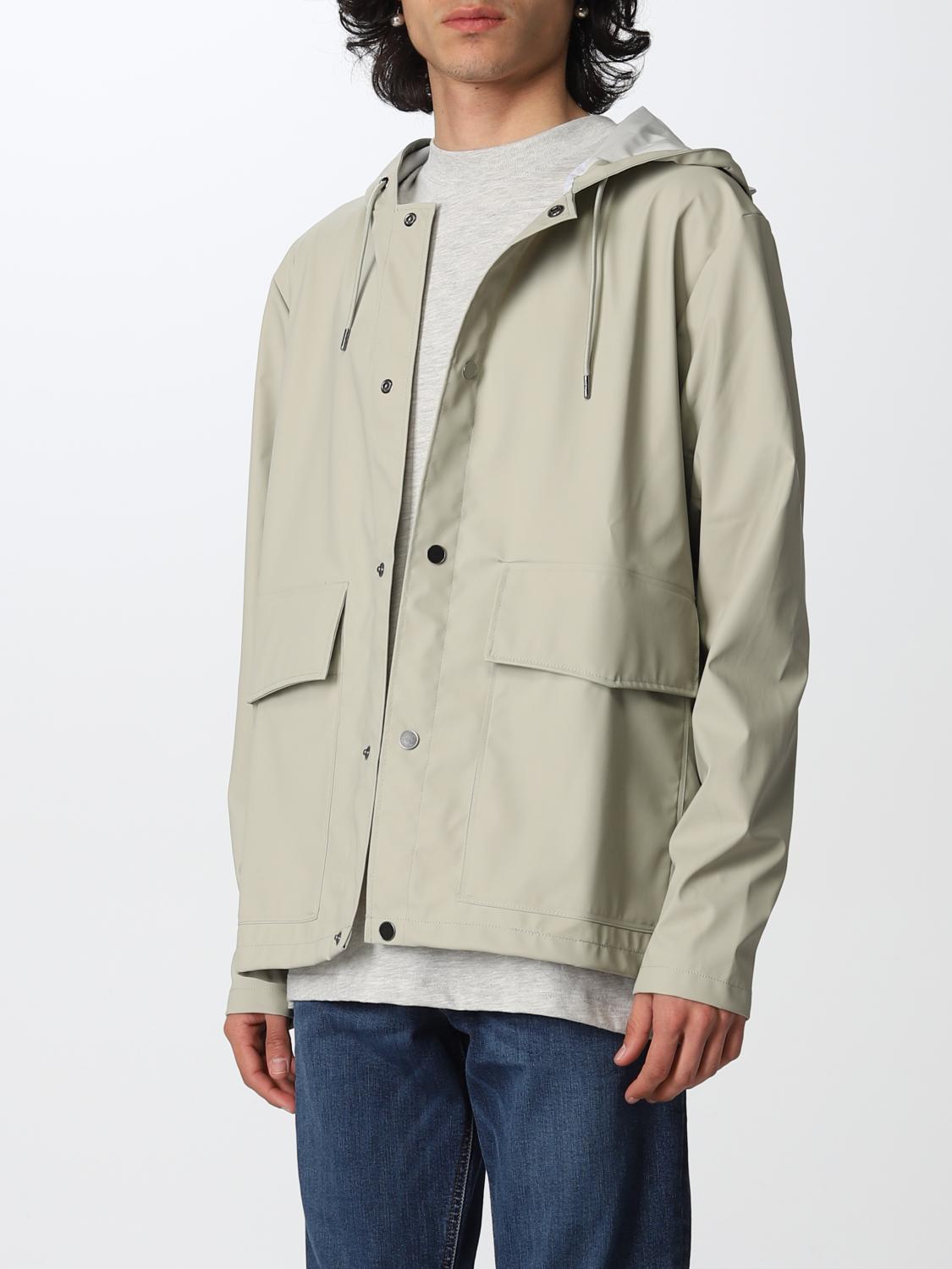 rains grey jacket