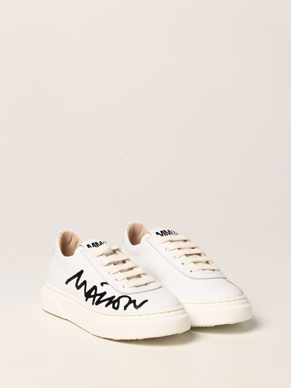Scarpe Mm6 Maison Margiela: Sneakers MM6 Maison Margiela in pelle bianco 2