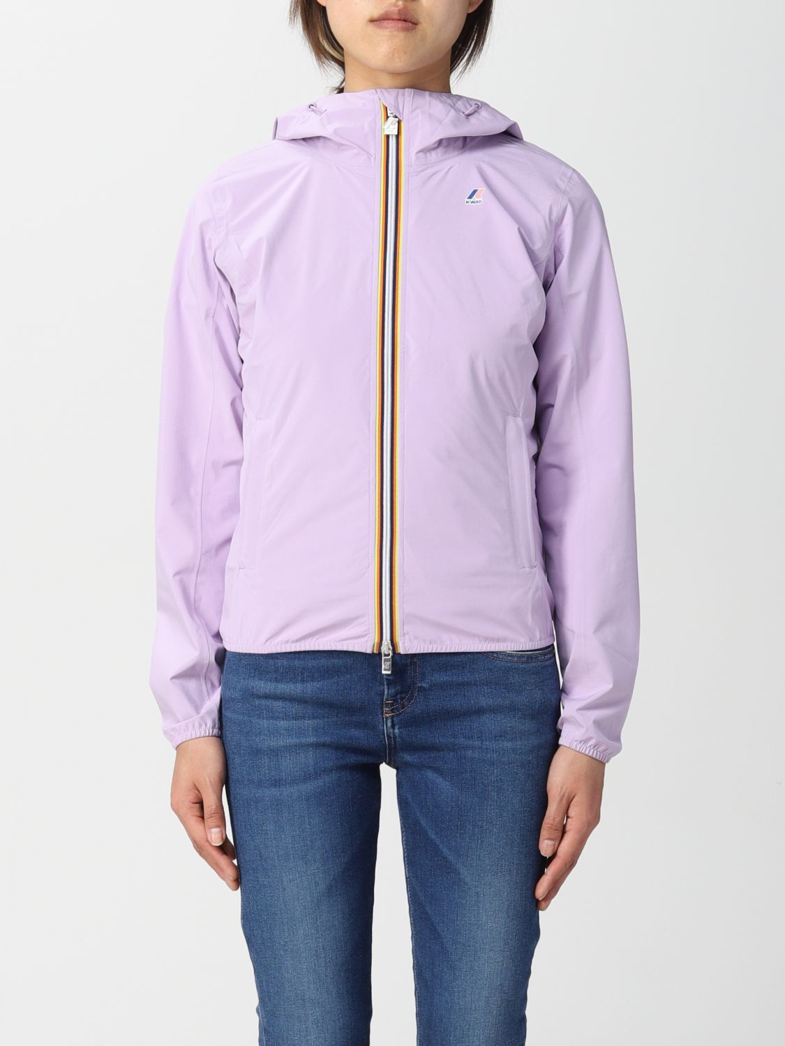 K-way Jackets Women Color Lilac In Peony | ModeSens