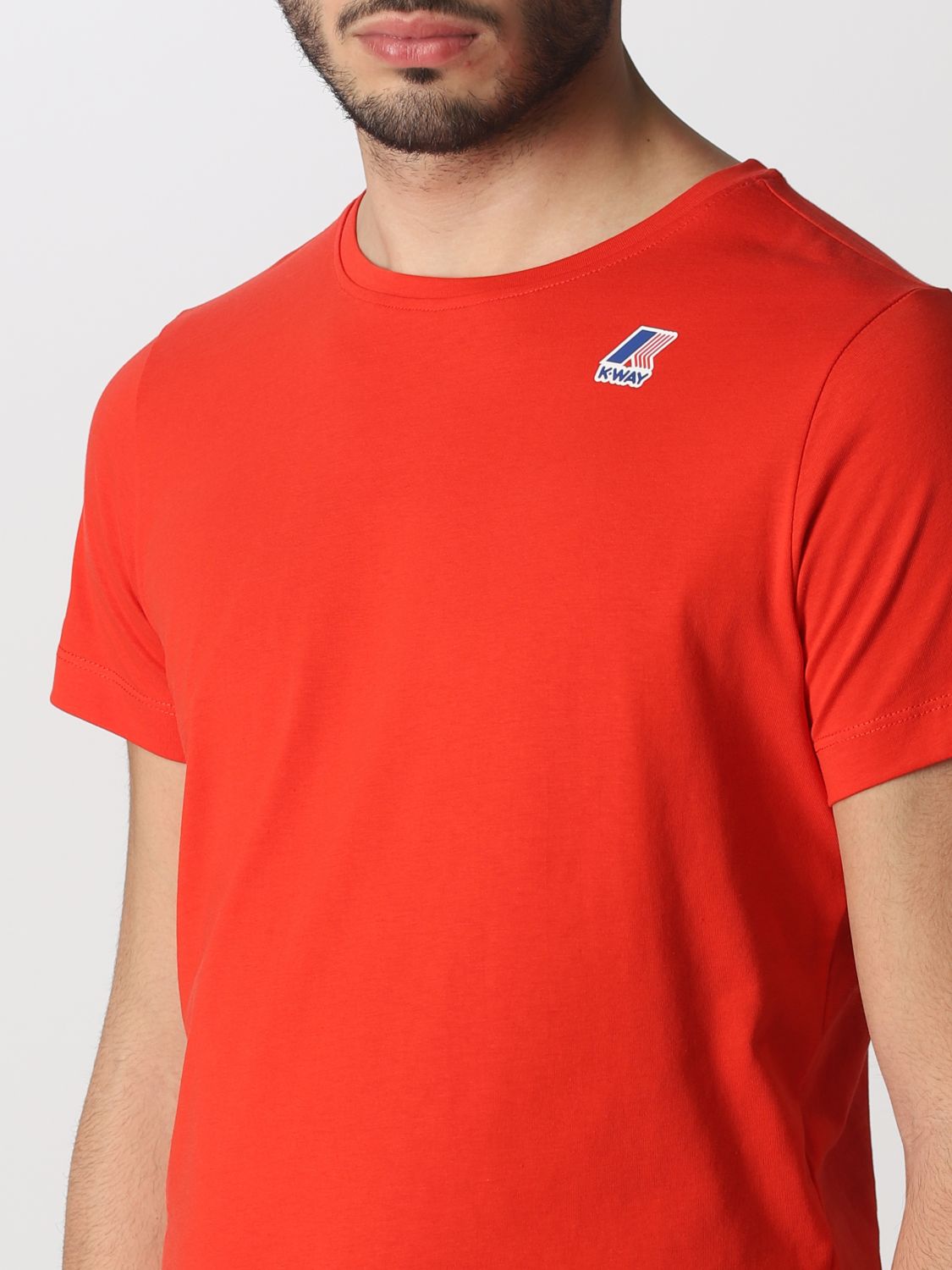 Camiseta K-Way: Camiseta hombre K-way rojo 3