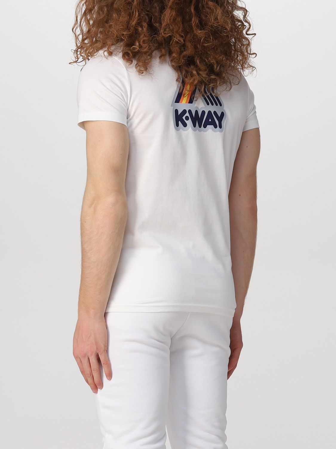 티셔츠 K-웨이: 티셔츠 남성 K-way 화이트 2