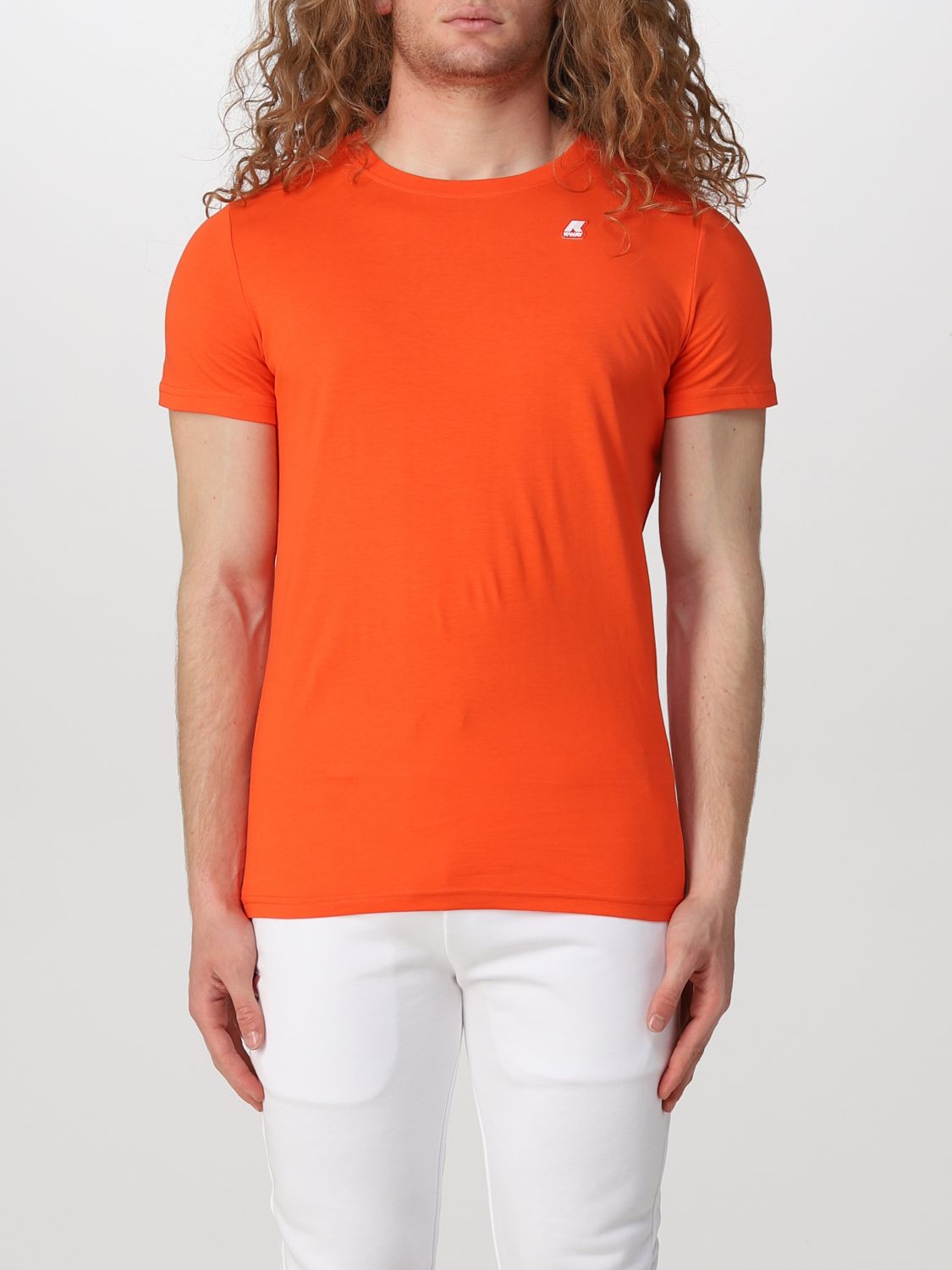 Camiseta K-Way: Camiseta hombre K-way naranja 1