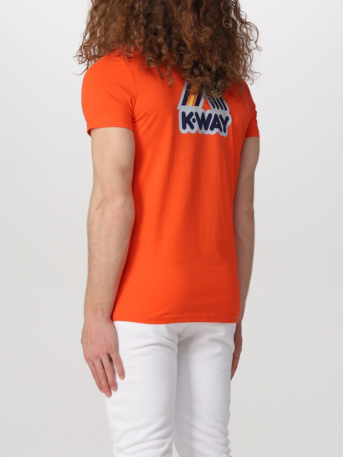 Camiseta K-Way: Camiseta hombre K-way naranja 2