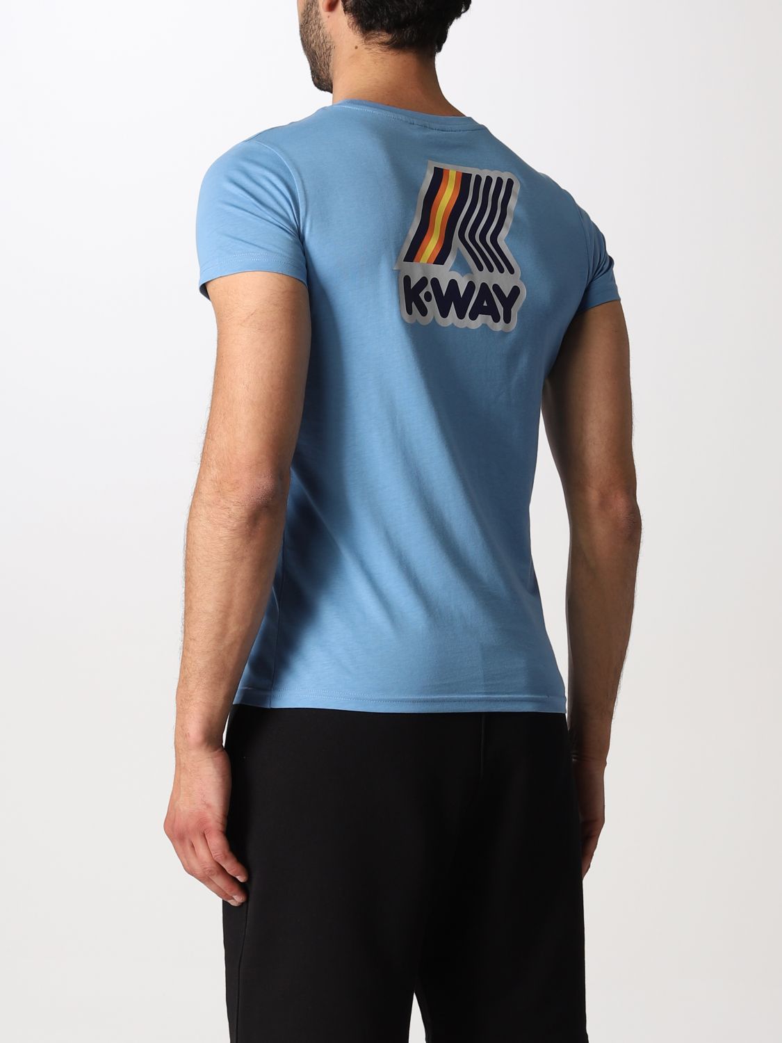 Camiseta K-Way: Camiseta hombre K-way azul claro 2