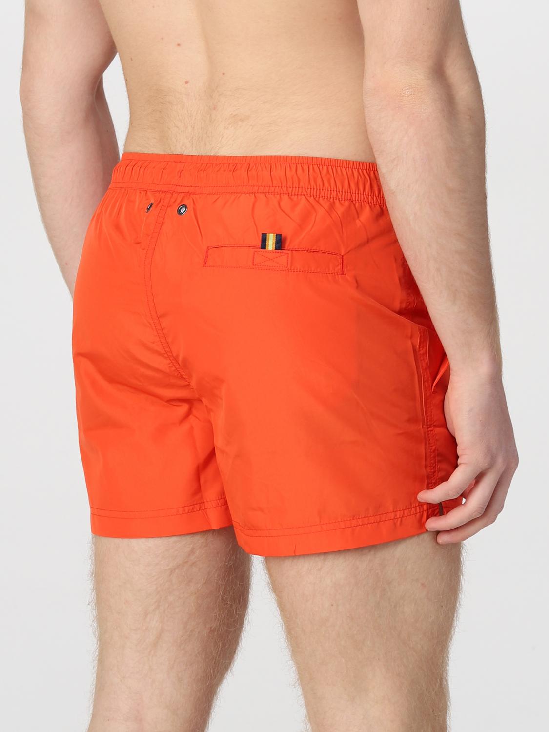 mens orange bathing suits