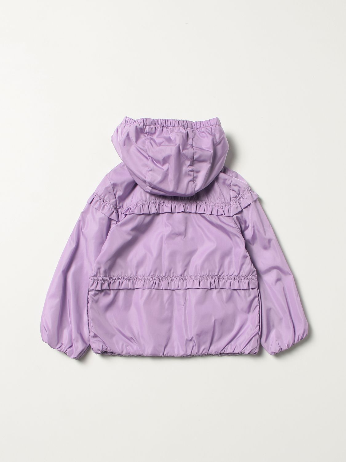 Jacket Moncler: Moncler Hiti jacket with zipper and rouches pink 2
