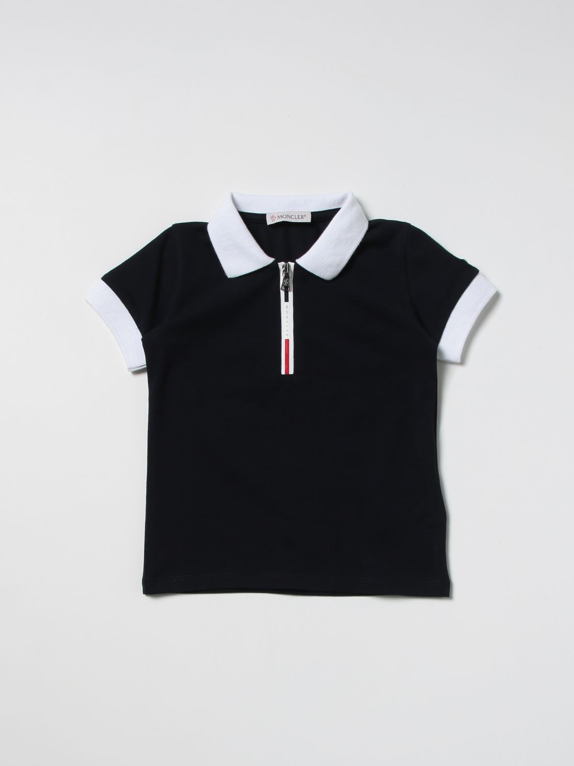 Giglio.com Abbigliamento Top e t-shirt T-shirt Polo Polo in cotone con zip 