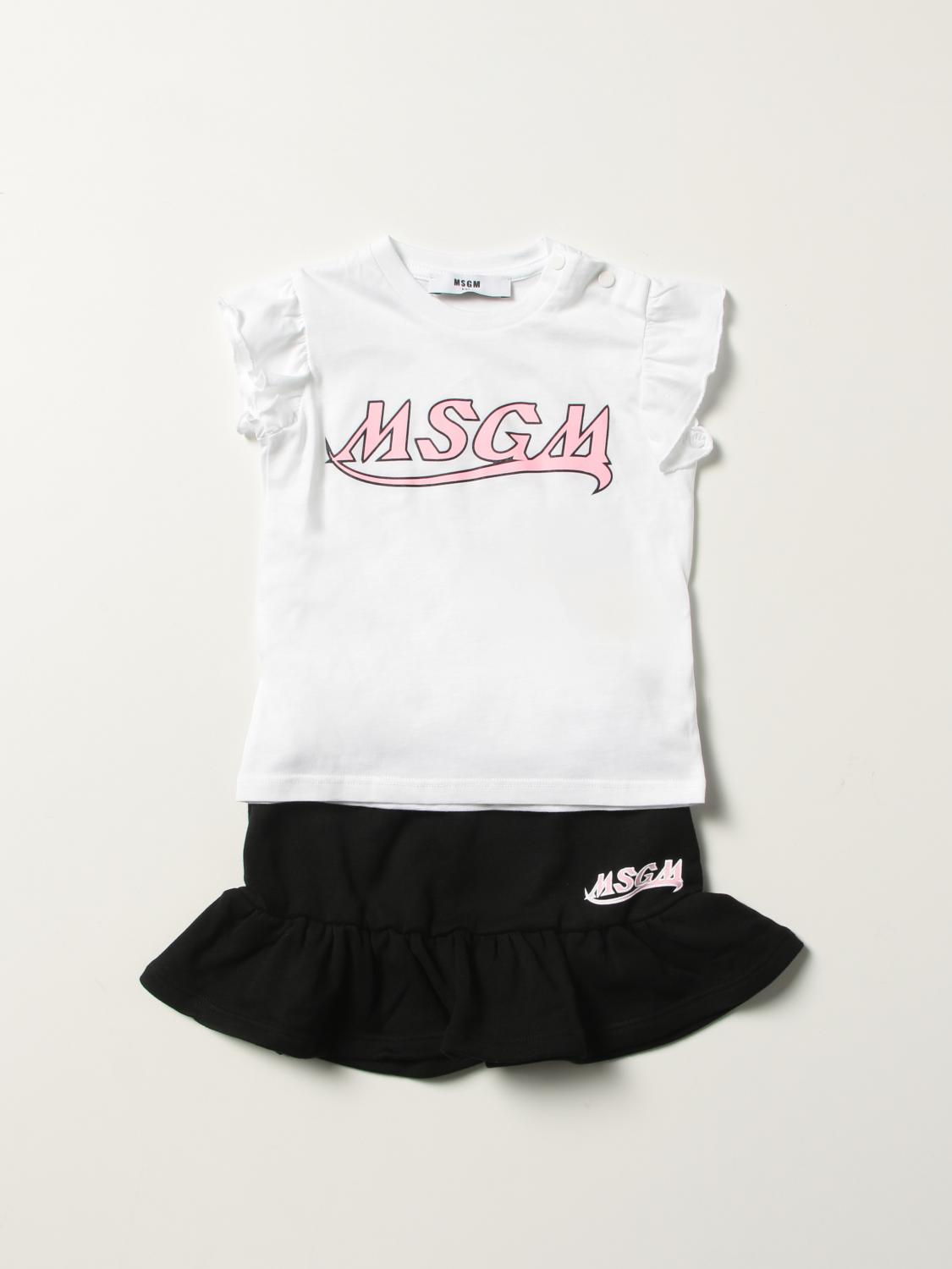 msgm-kids-cotton-t-shirt-skirt-set-white-msgm-kids-jumpsuit