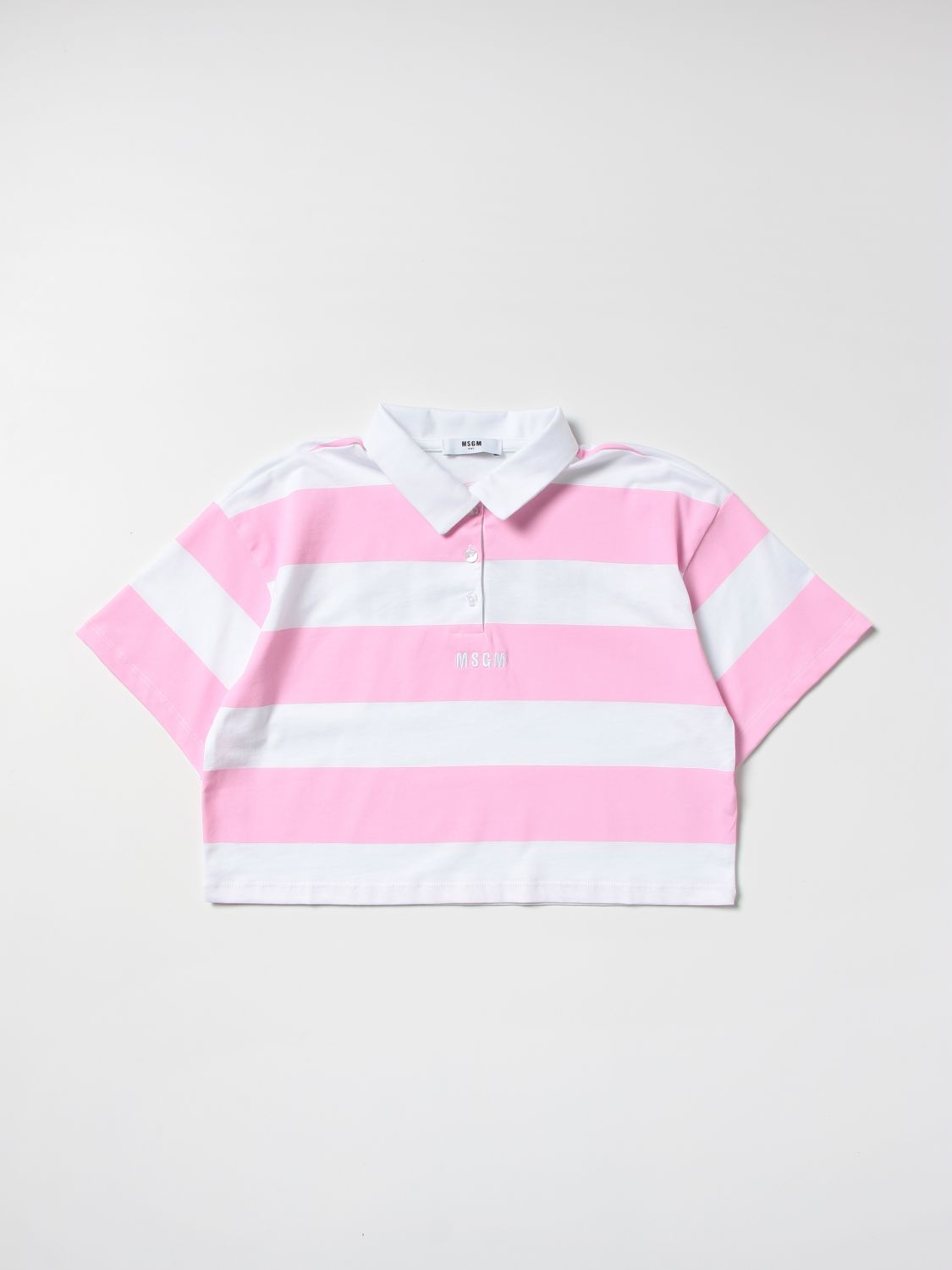Polo Shirt Msgm Kids: Polo shirt kids Msgm Kids pink 1