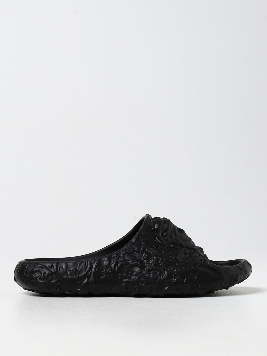 Sandals Versace: Versace rubber sandals with Medusa black 1