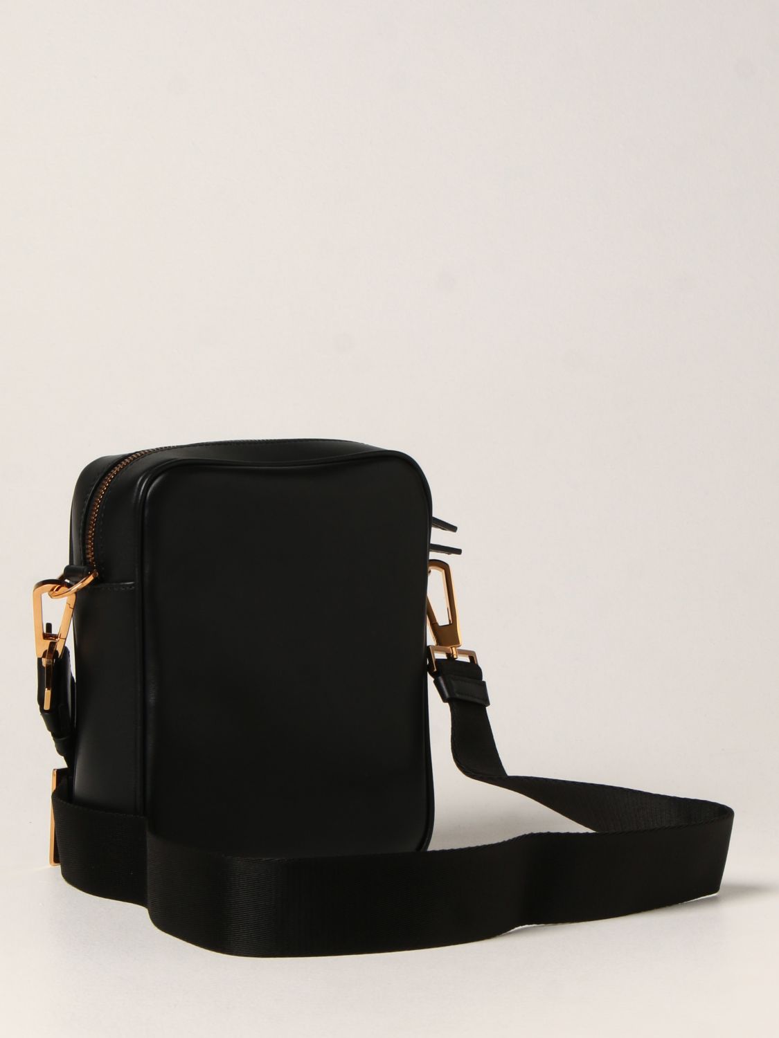 Shoulder bag Versace: Versace La Medusa leather bag black 2