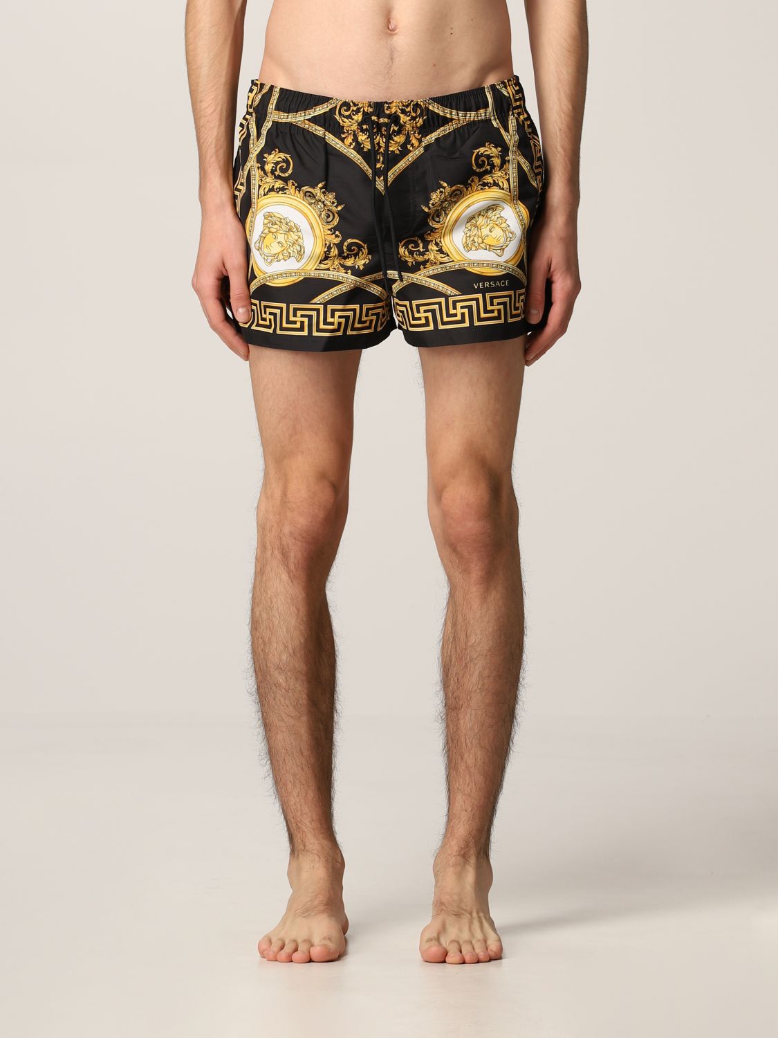 Versace technical fabric swim shorts