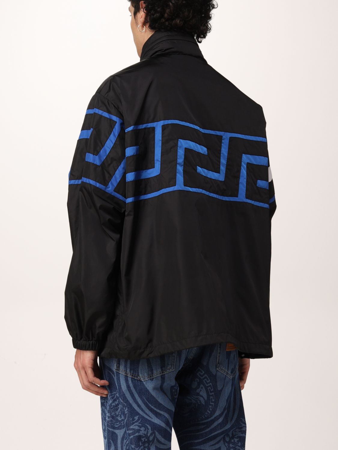 Jacket Versace: Versace technical fabric jacket black 3