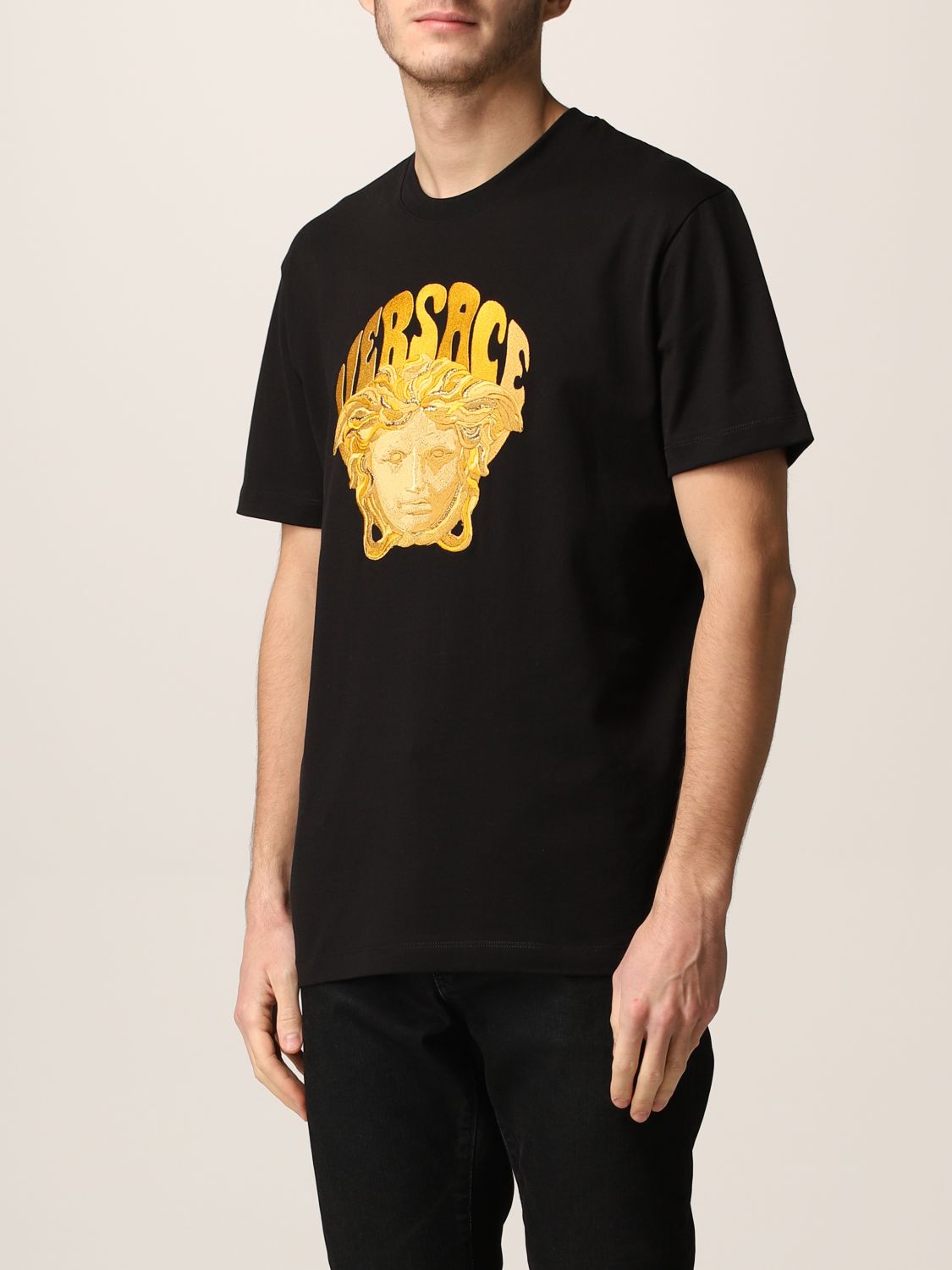 Camiseta Versace: Camiseta Versace para hombre negro 3