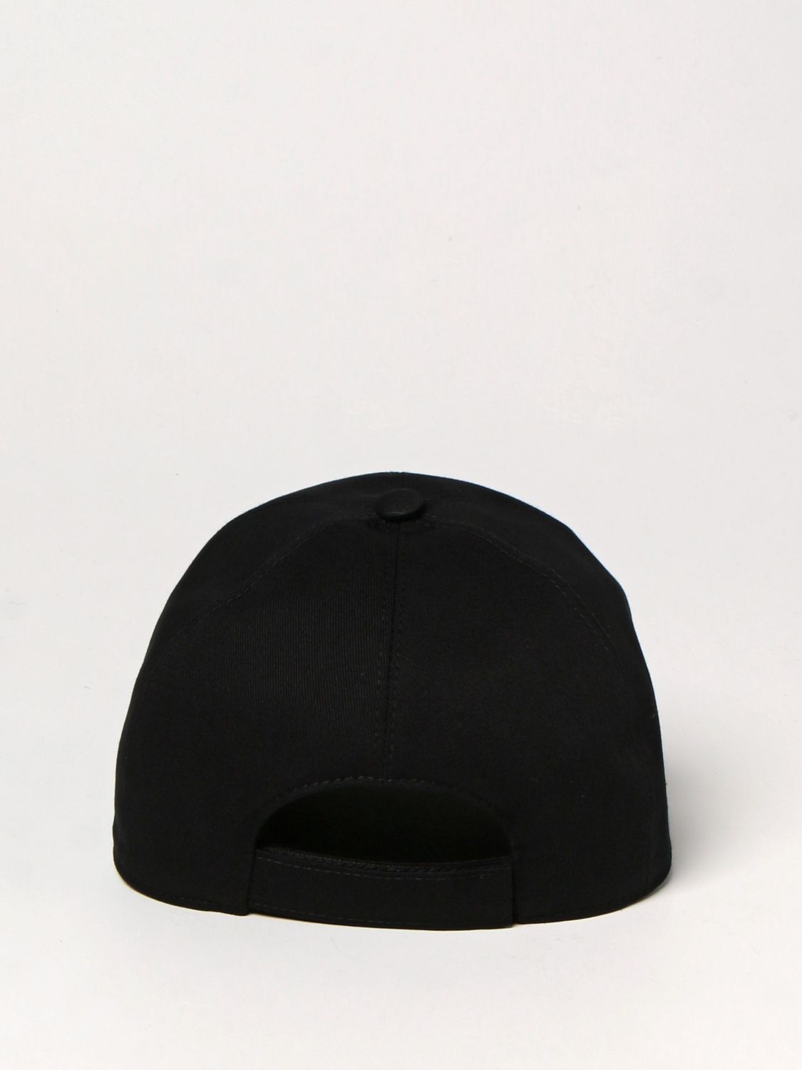 Hat Versace: Versace cotton baseball hat black 3