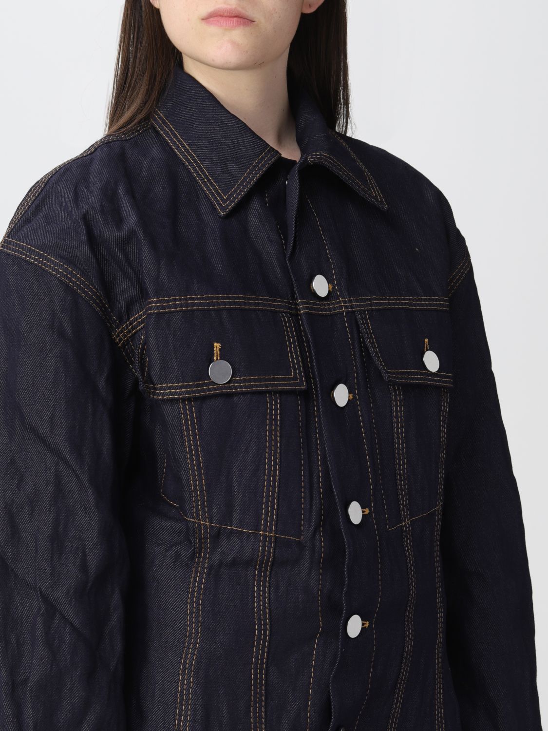 Bottega Veneta Salon 03 stitches denim jacket