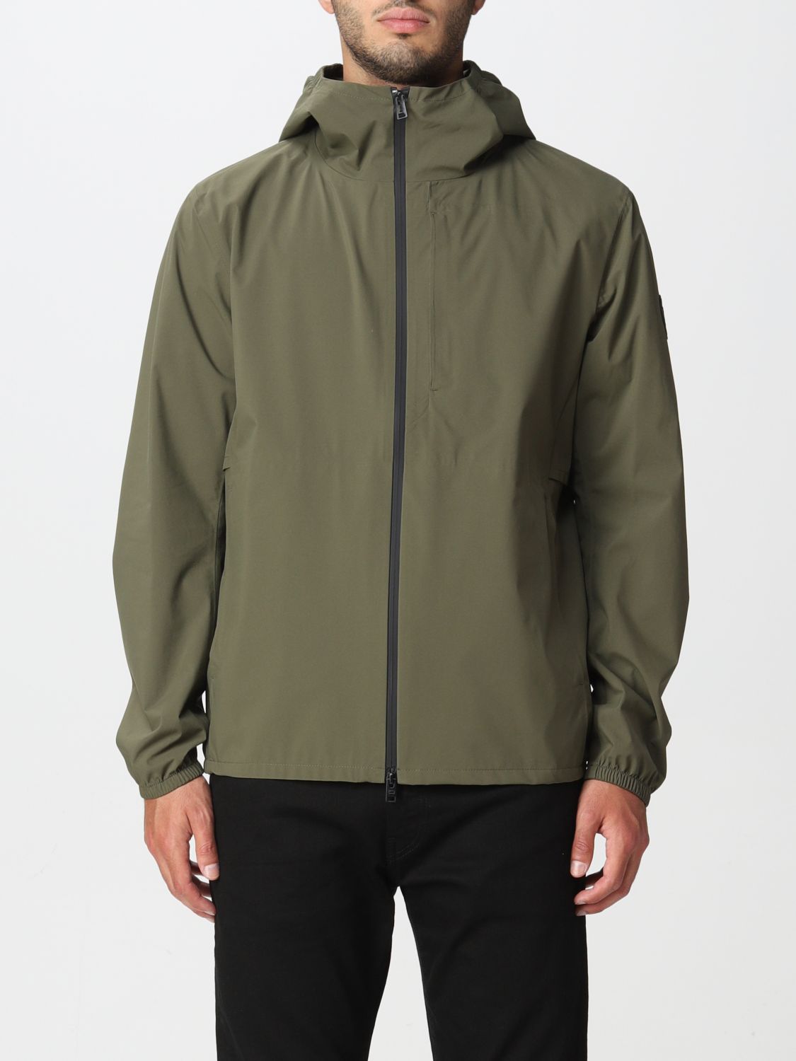 WOOLRICH: Pacific jacket in technical fabric - Green | Woolrich jacket ...