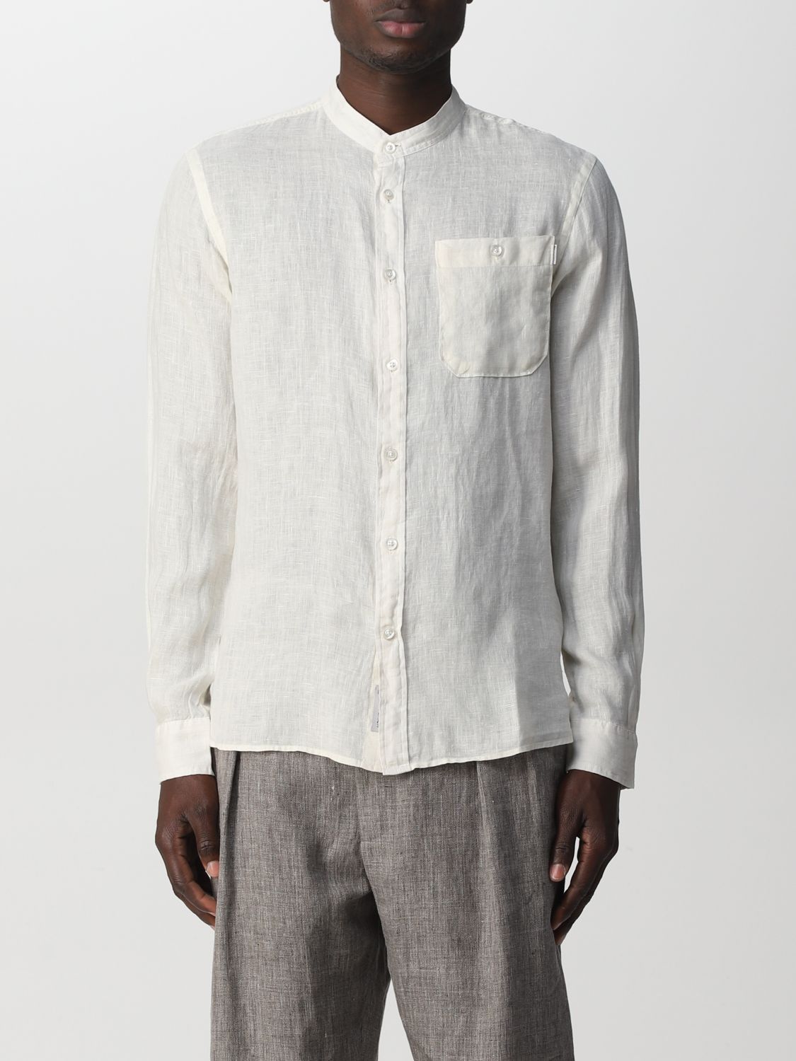 WOOLRICH: shirt for man - White | Woolrich shirt CFWOSI0079MRUT2558 ...