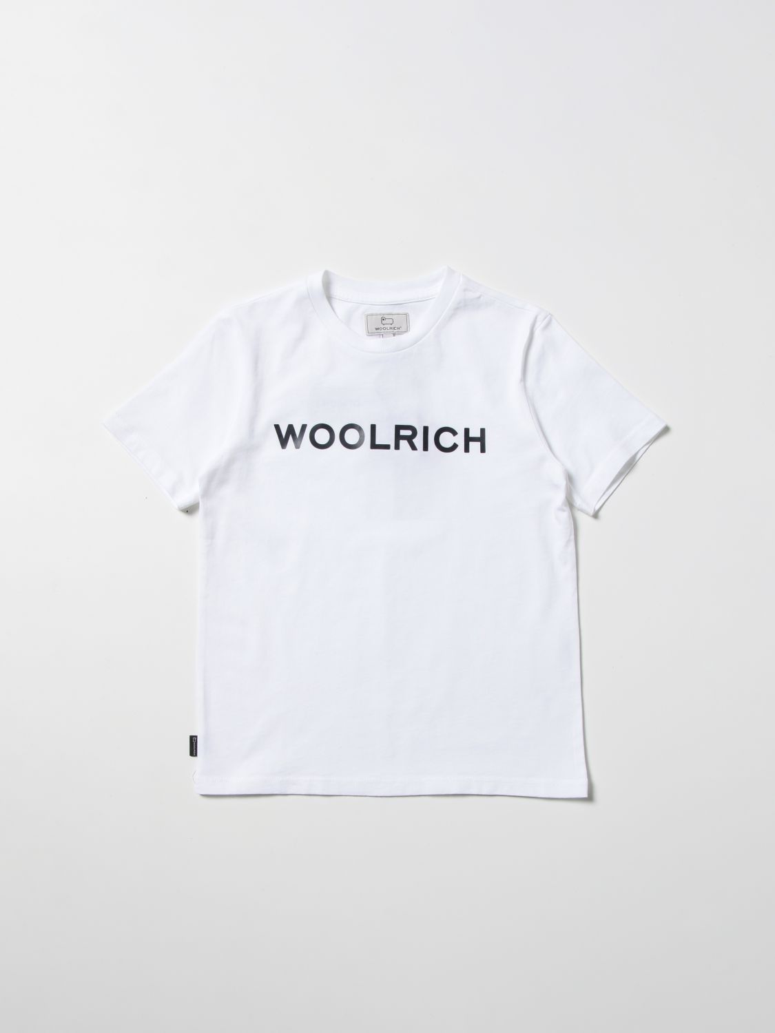 T-shirt Woolrich: T-shirt Woolrich con logo bianco 1