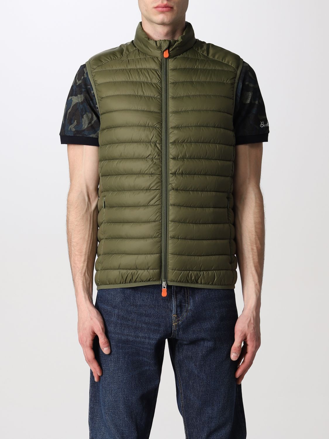 Save The Duck Jacket  Men In Olive