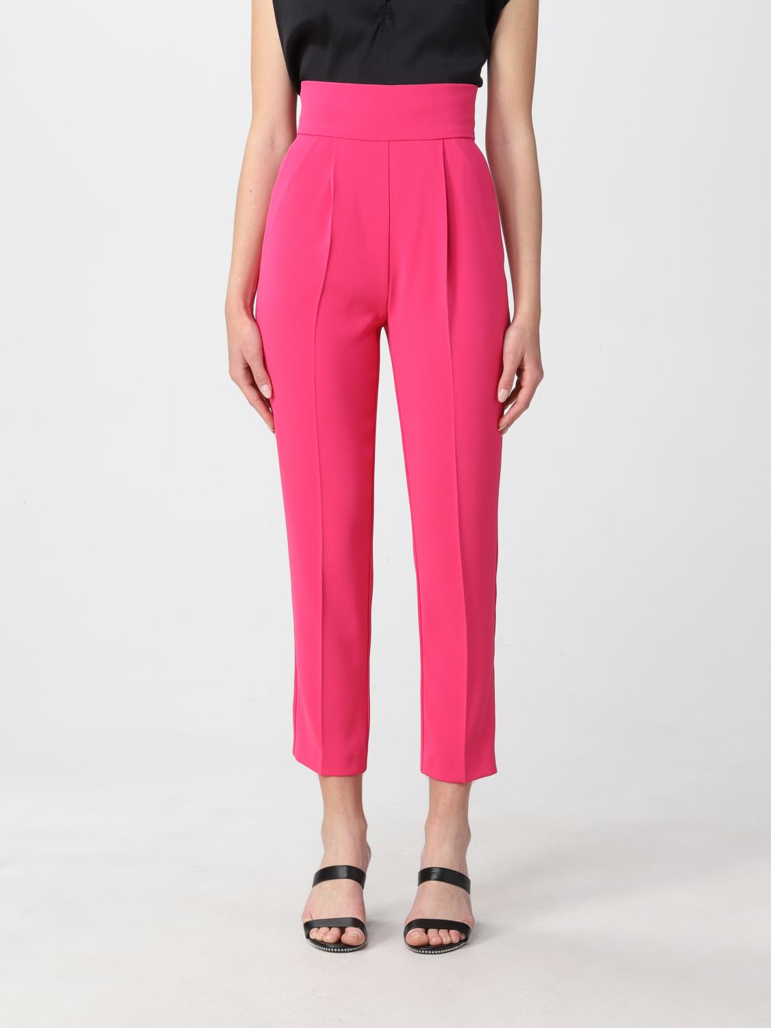 PINKO: pants for woman - Fuchsia | Pinko pants 1G17407624 online on ...